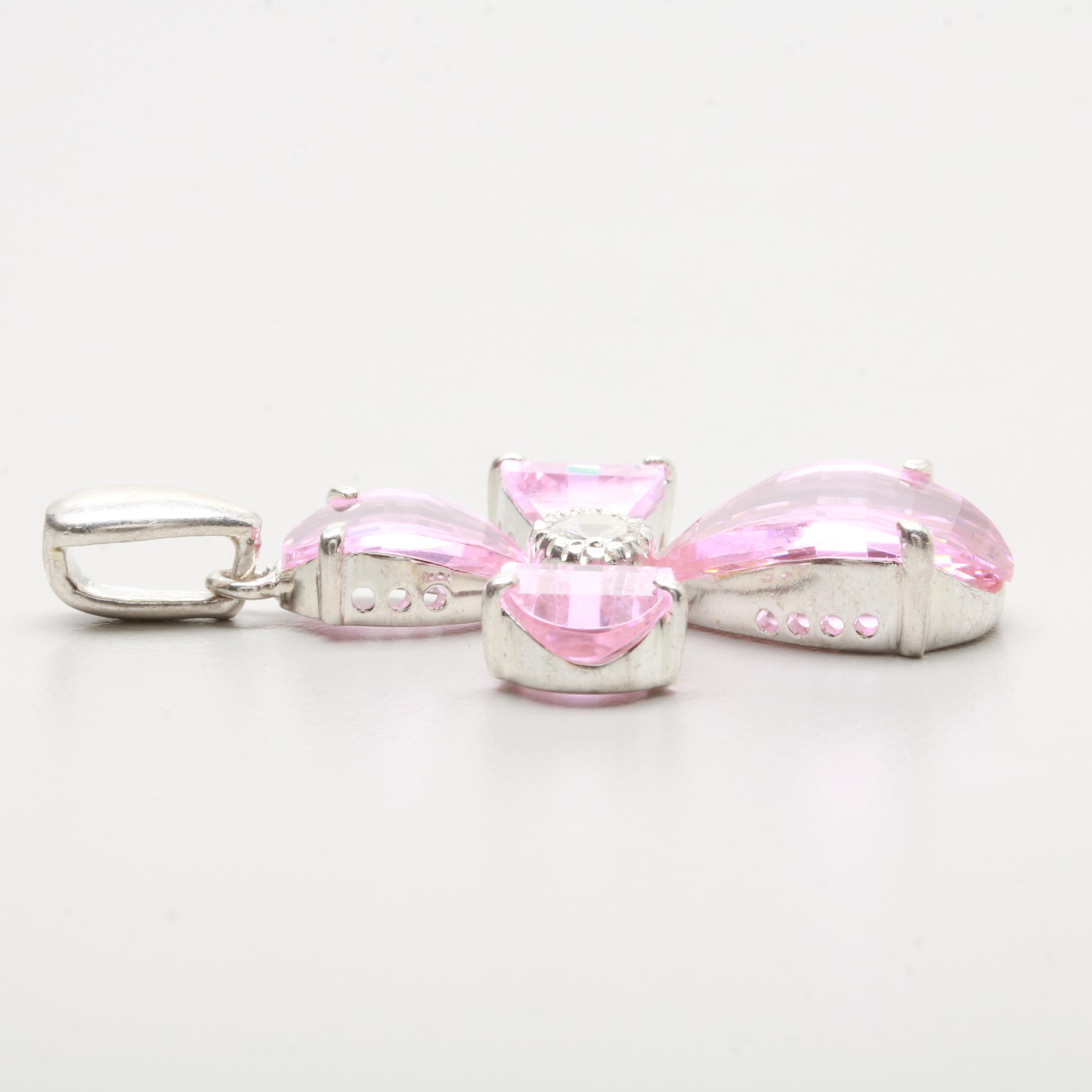 Sterling Silver Cubic Zirconia Pendant