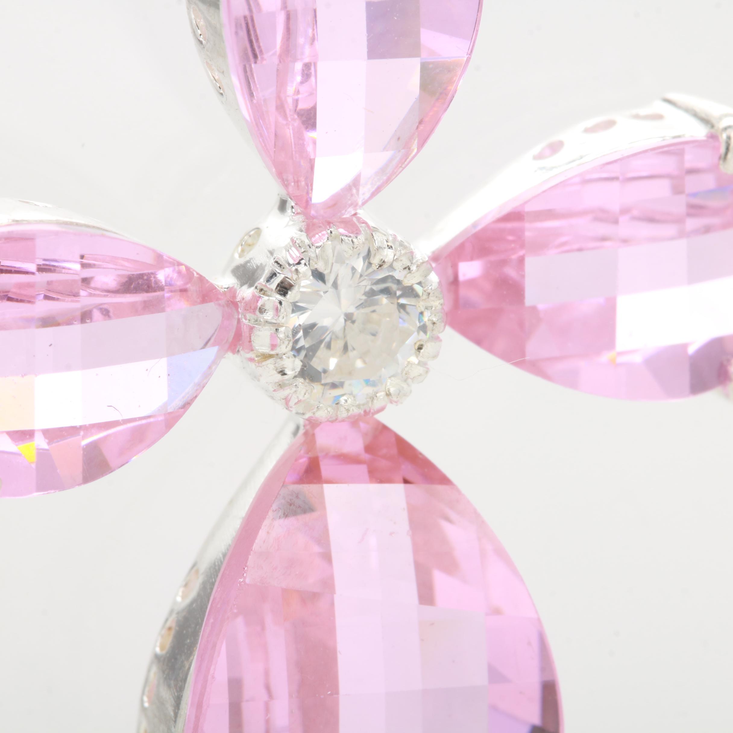 Sterling Silver Cubic Zirconia Pendant