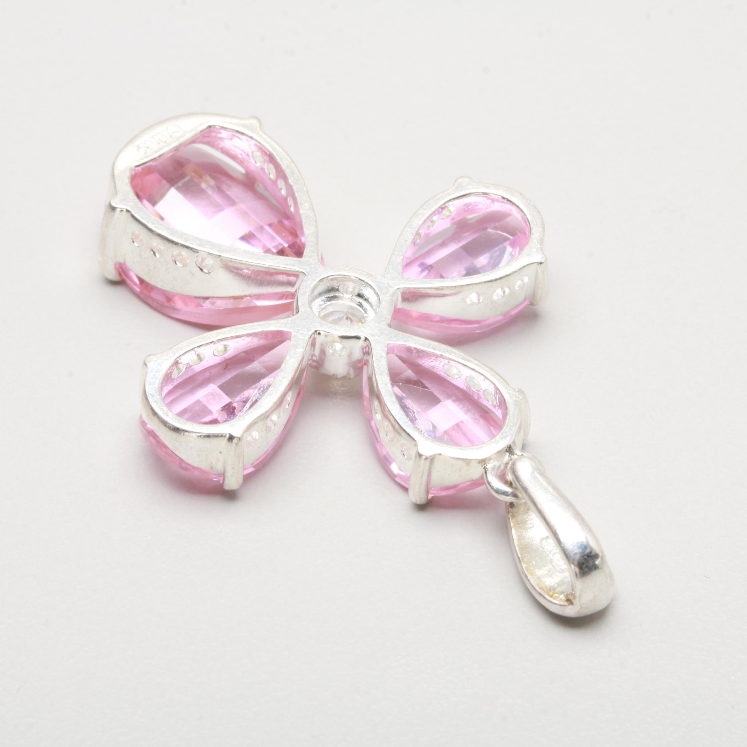 Sterling Silver Cubic Zirconia Pendant