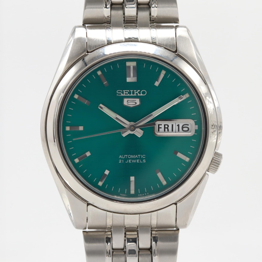 Seiko 5 Stainless Steel Wristwatch