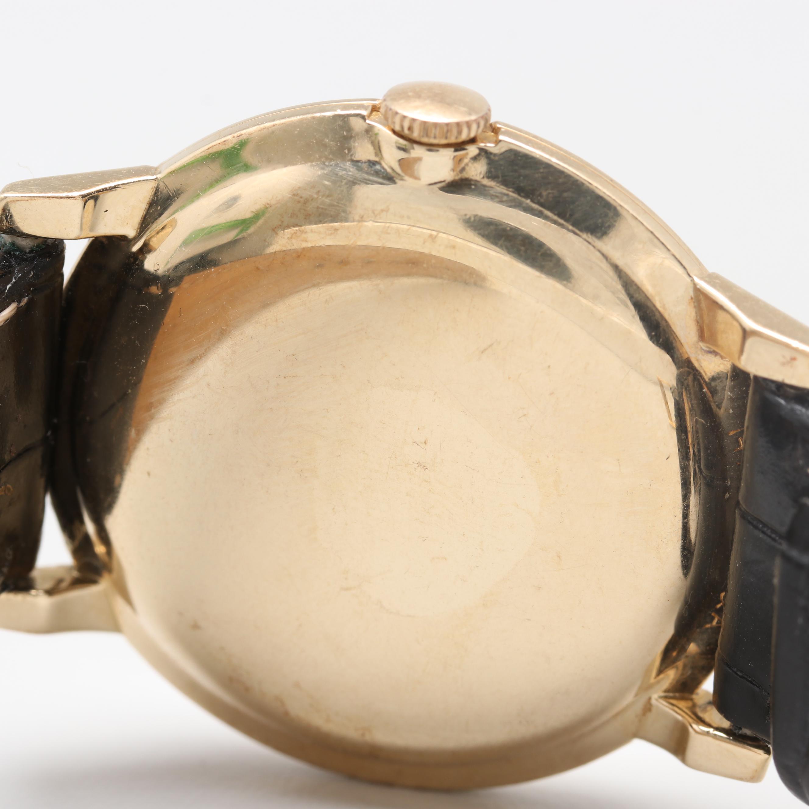 Vintage Rolex 14K Yellow Gold Stem Wind Watch