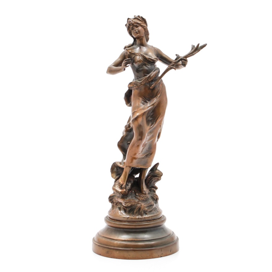 Classical Bronze Sculpture in the Manner of Auguste Moreau