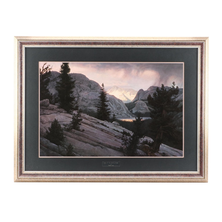 Stephen Lyman 1992 Limited Edition Offset Lithograph "Lake of the Shining Rocks"