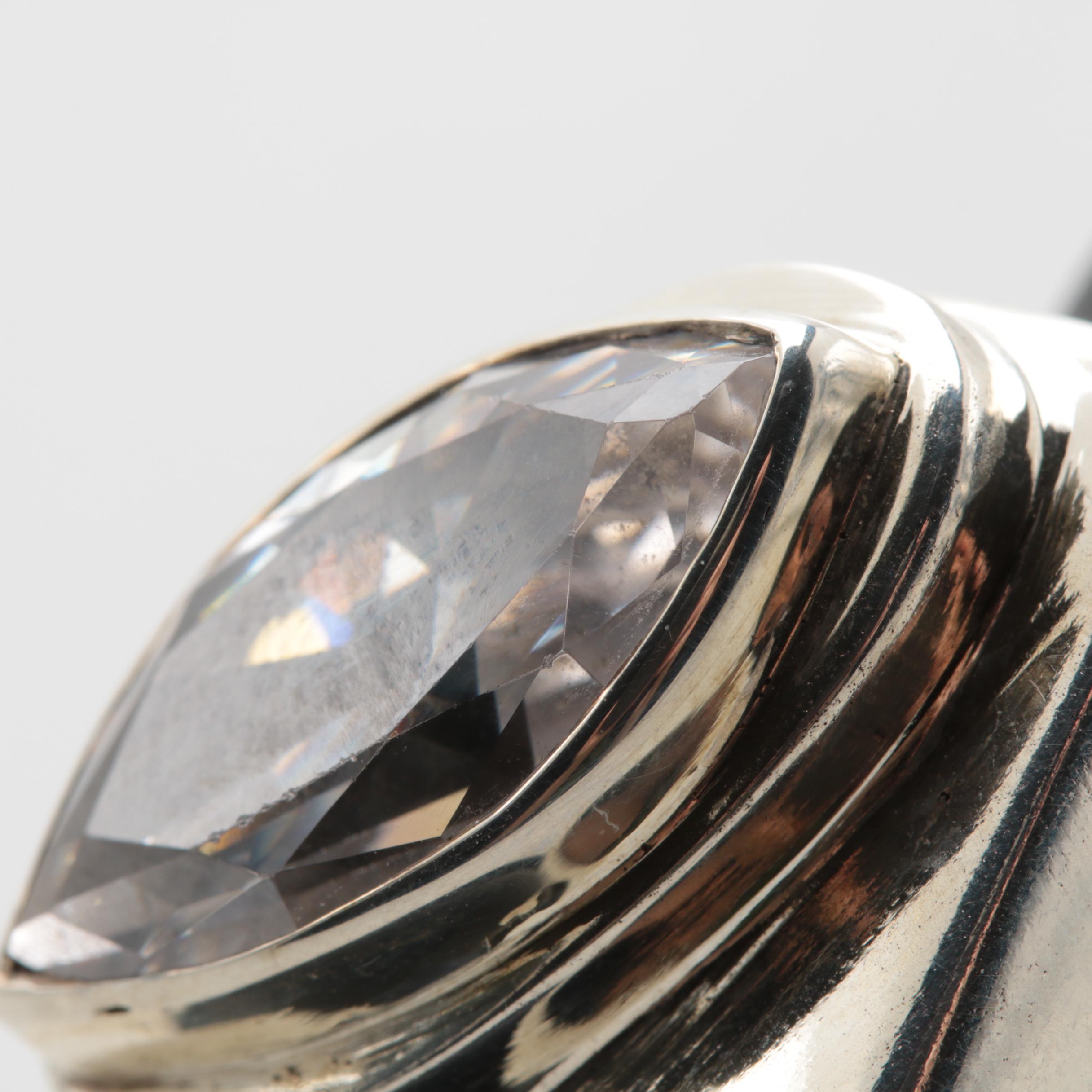 Sterling Silver Cubic Zirconia Ring