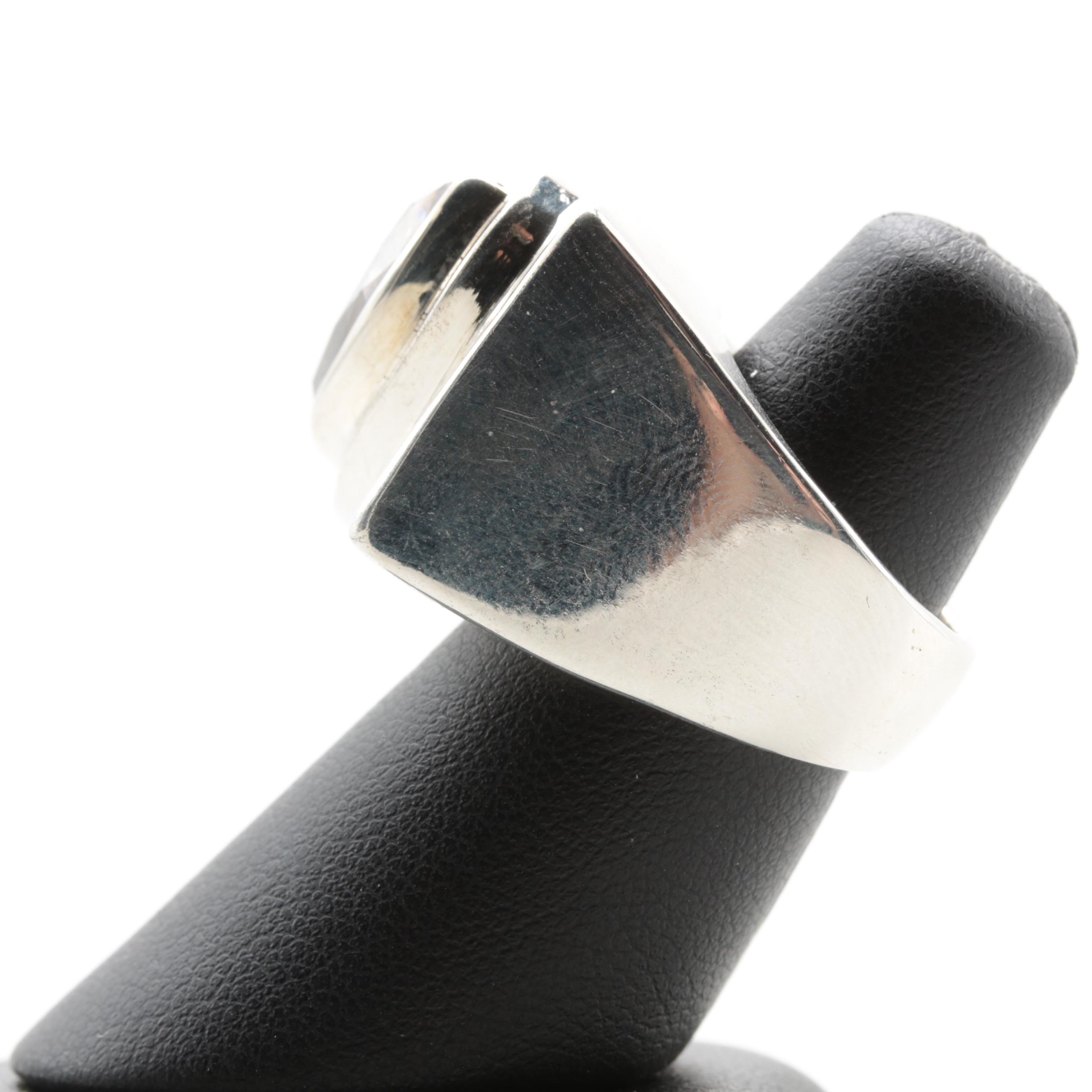 Sterling Silver Cubic Zirconia Ring