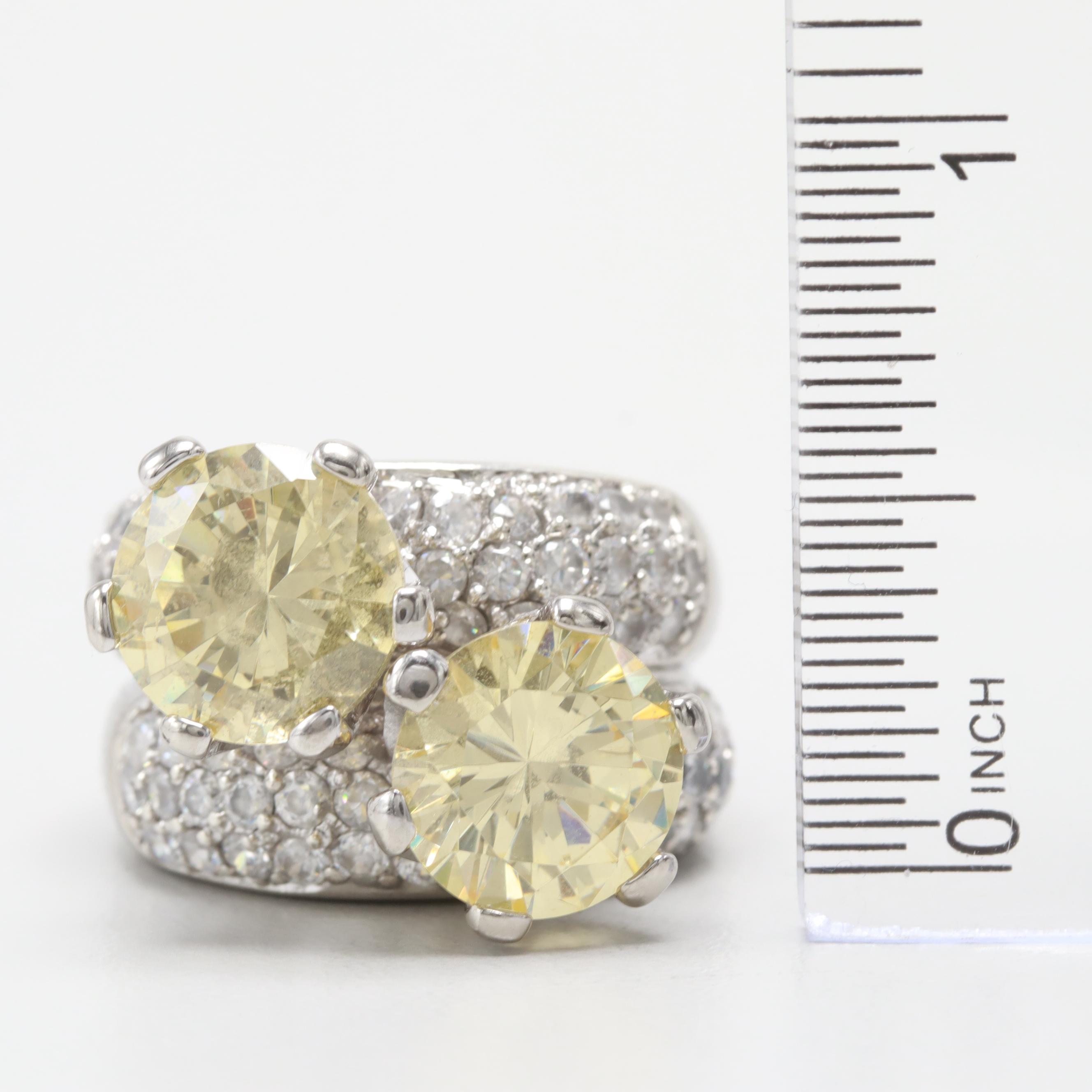 Sterling Silver Cubic Zirconia Ring