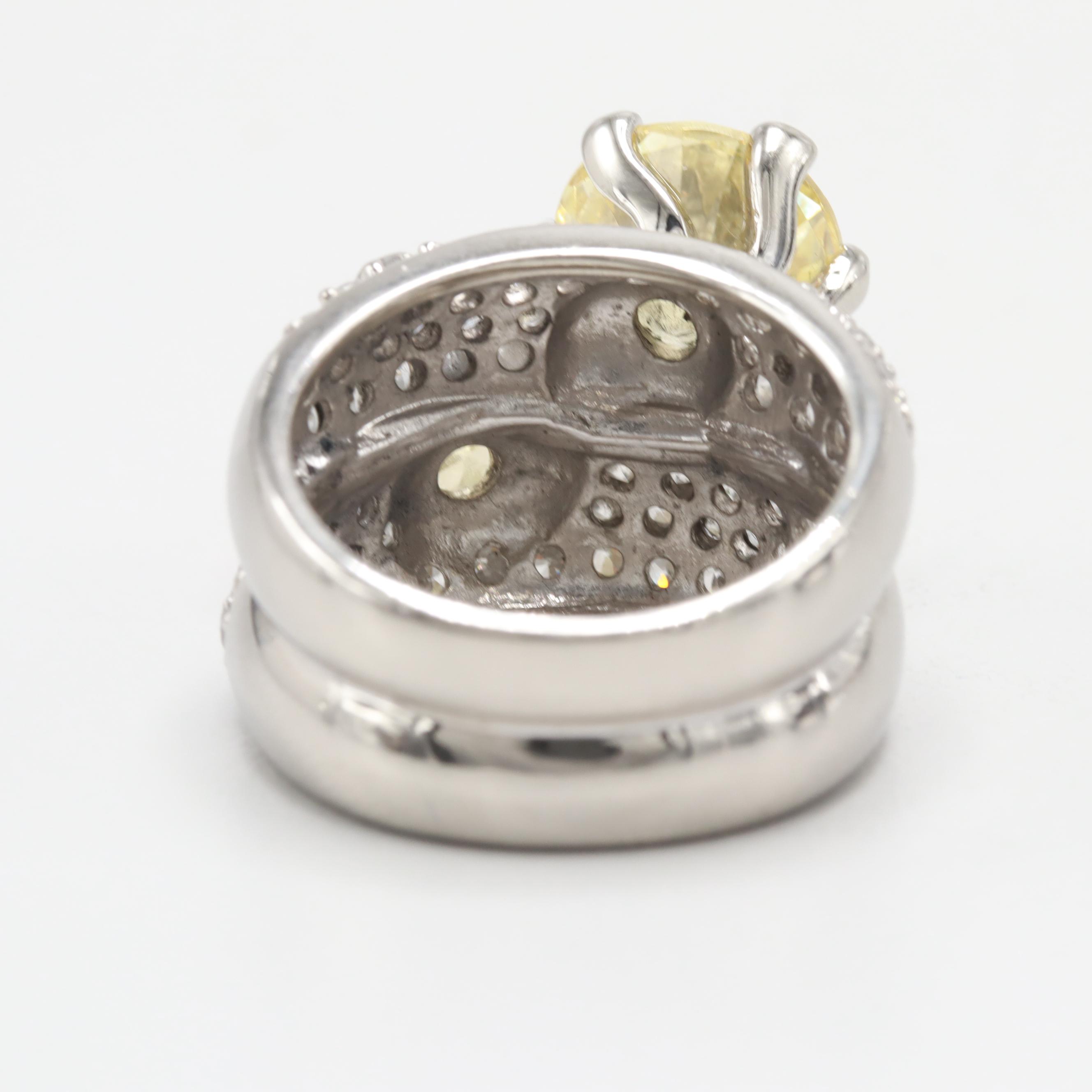 Sterling Silver Cubic Zirconia Ring