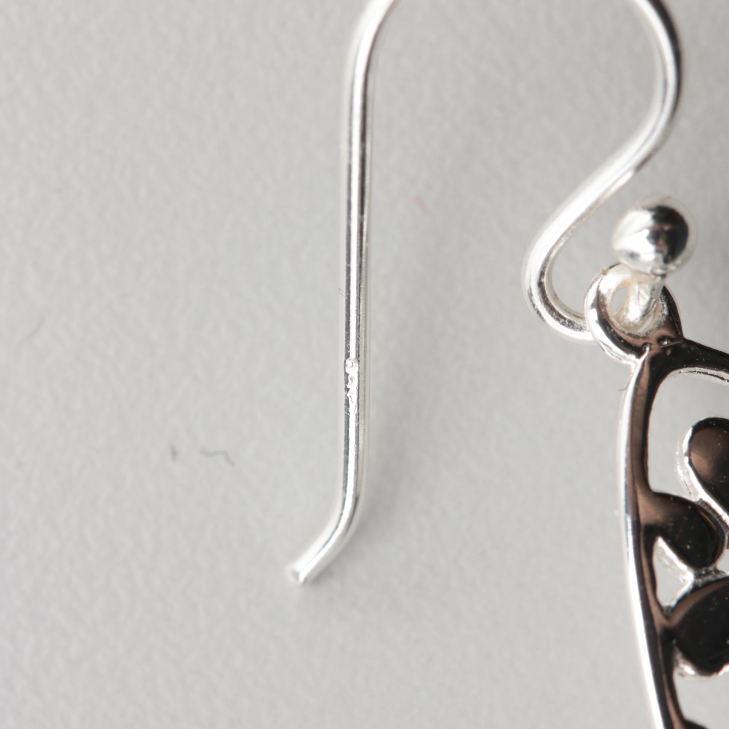 Sterling Silver Dangle Earrings