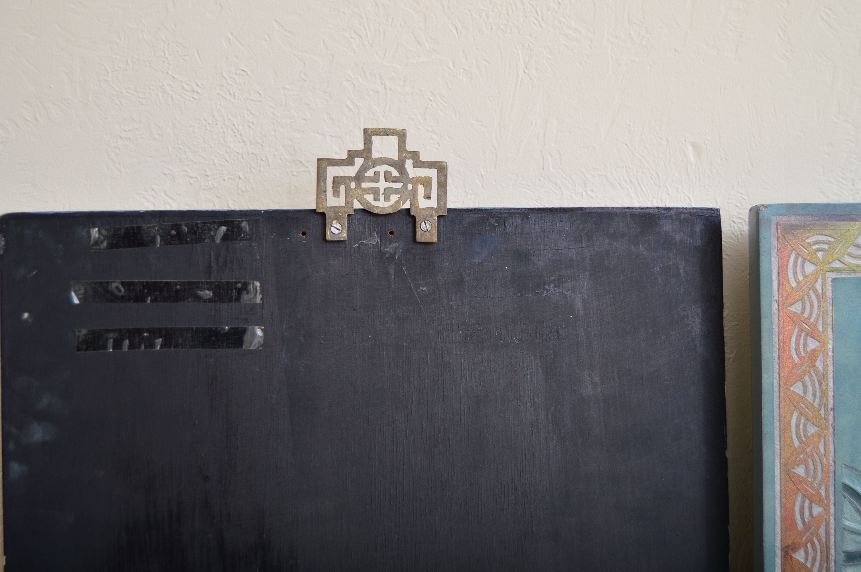 Chinese Style Painted Wood Wall Panels