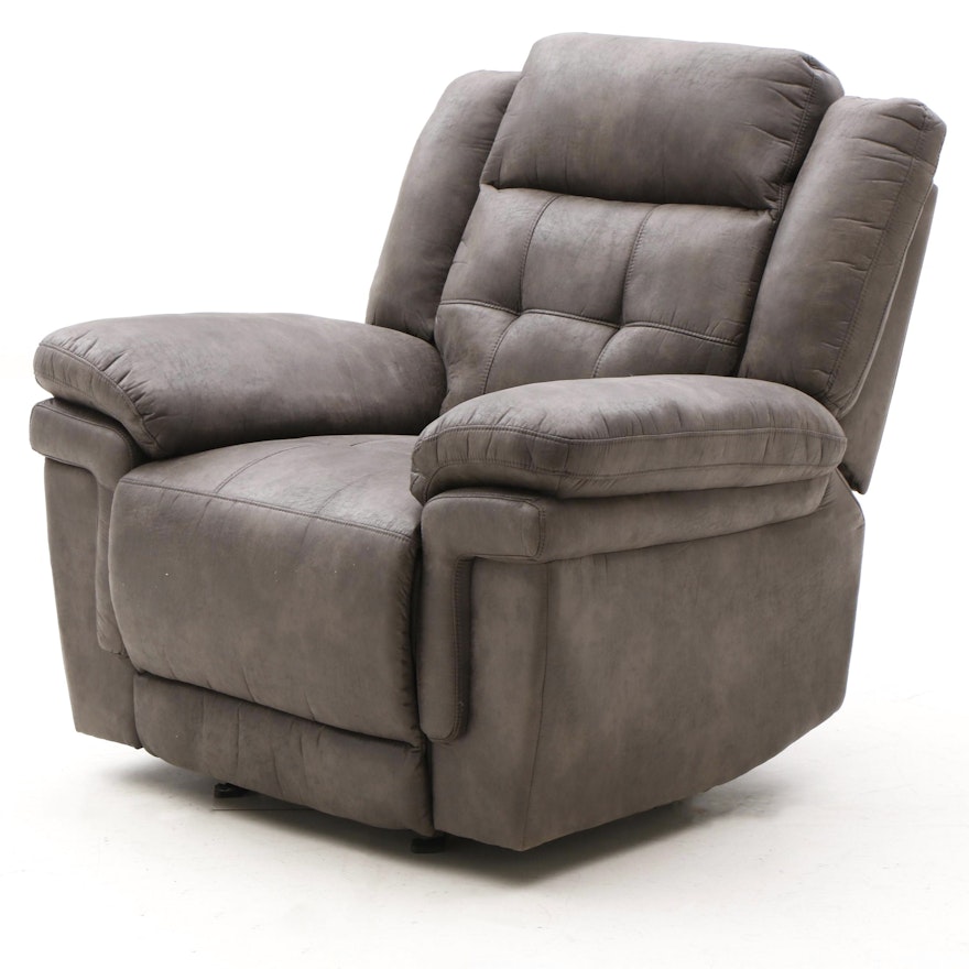 Contemporary Bonded Leather Recliner by Haining Deli Furniture