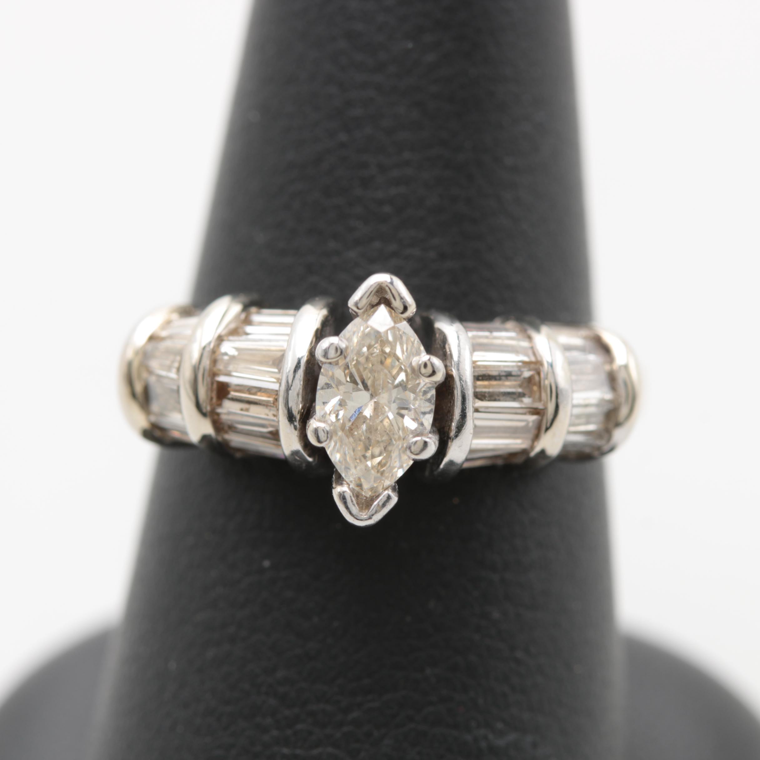 14K Yellow Gold 1.89 CTW Diamond Ring