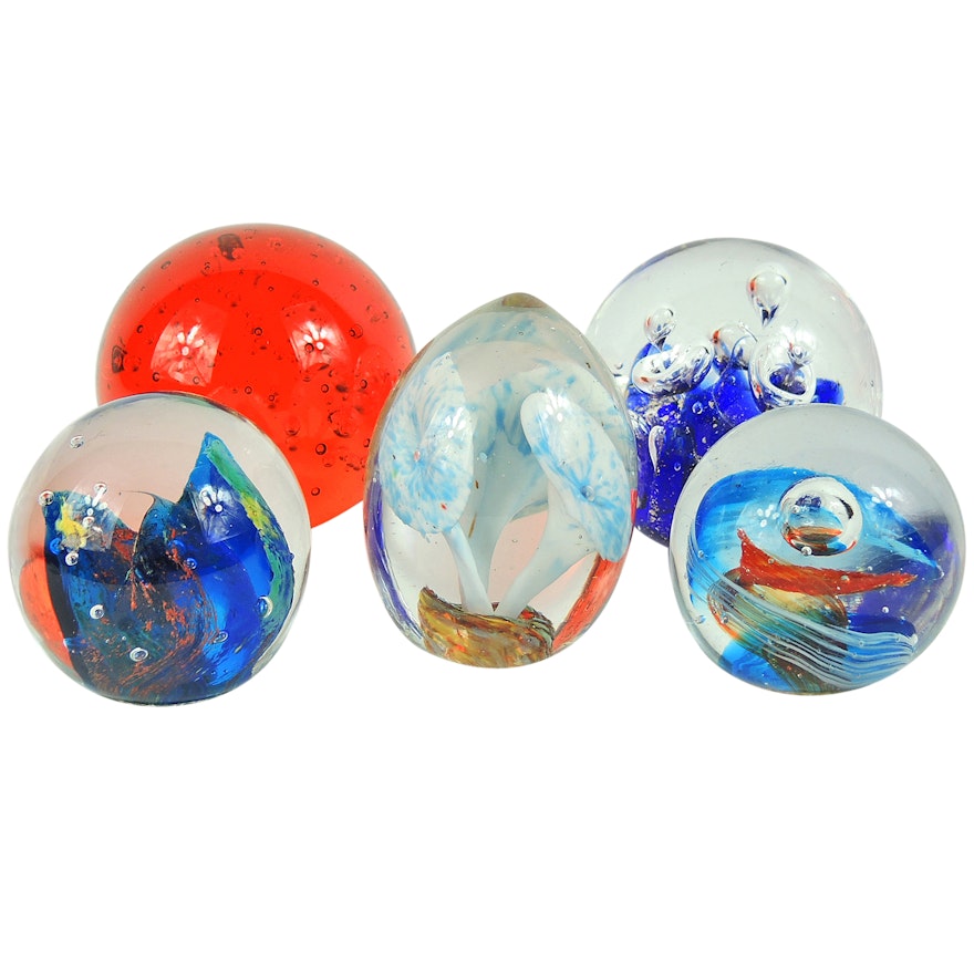 Blown Glass Paperweights