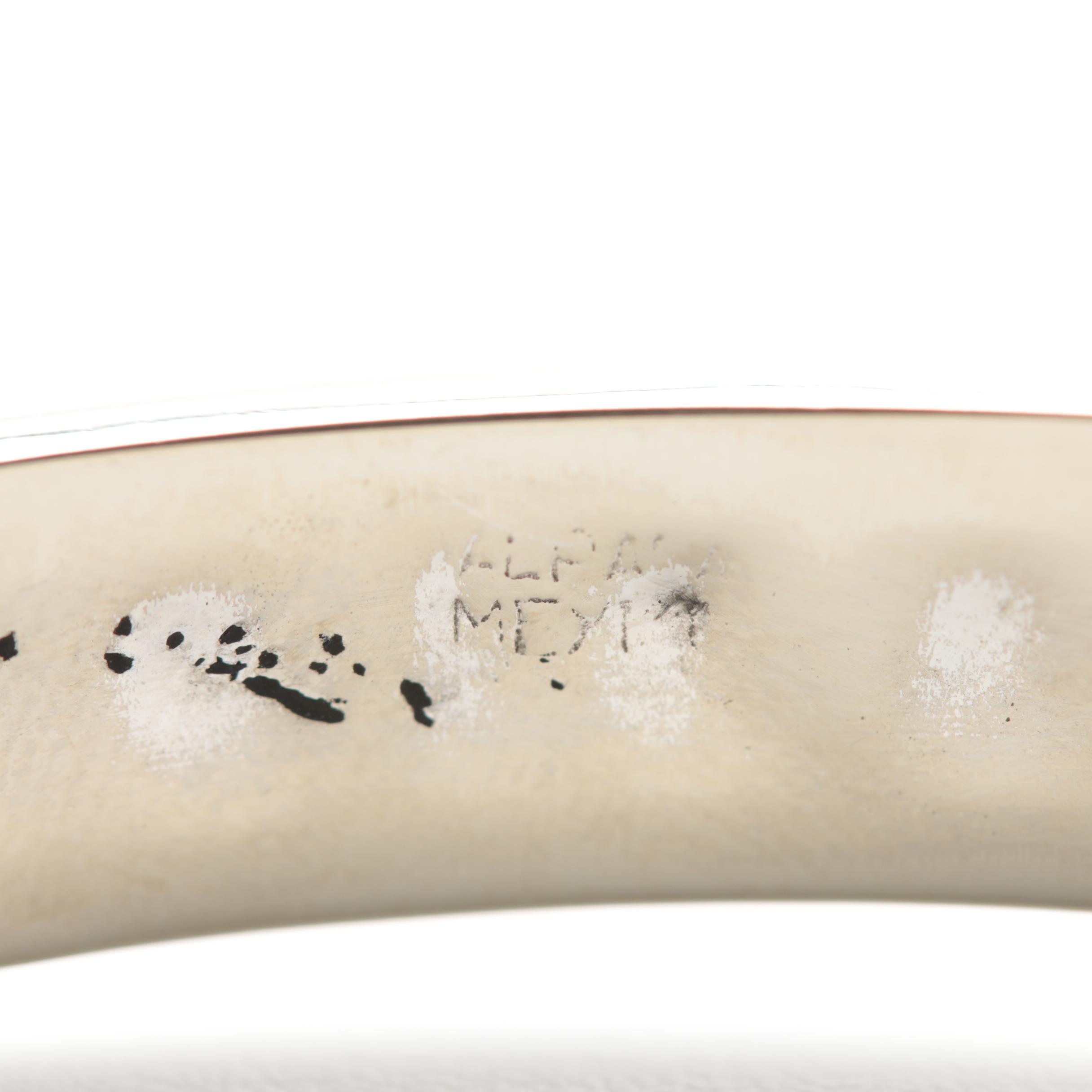 Costume Mother of Pearl, Abalone and Resin Bangle Bracelet