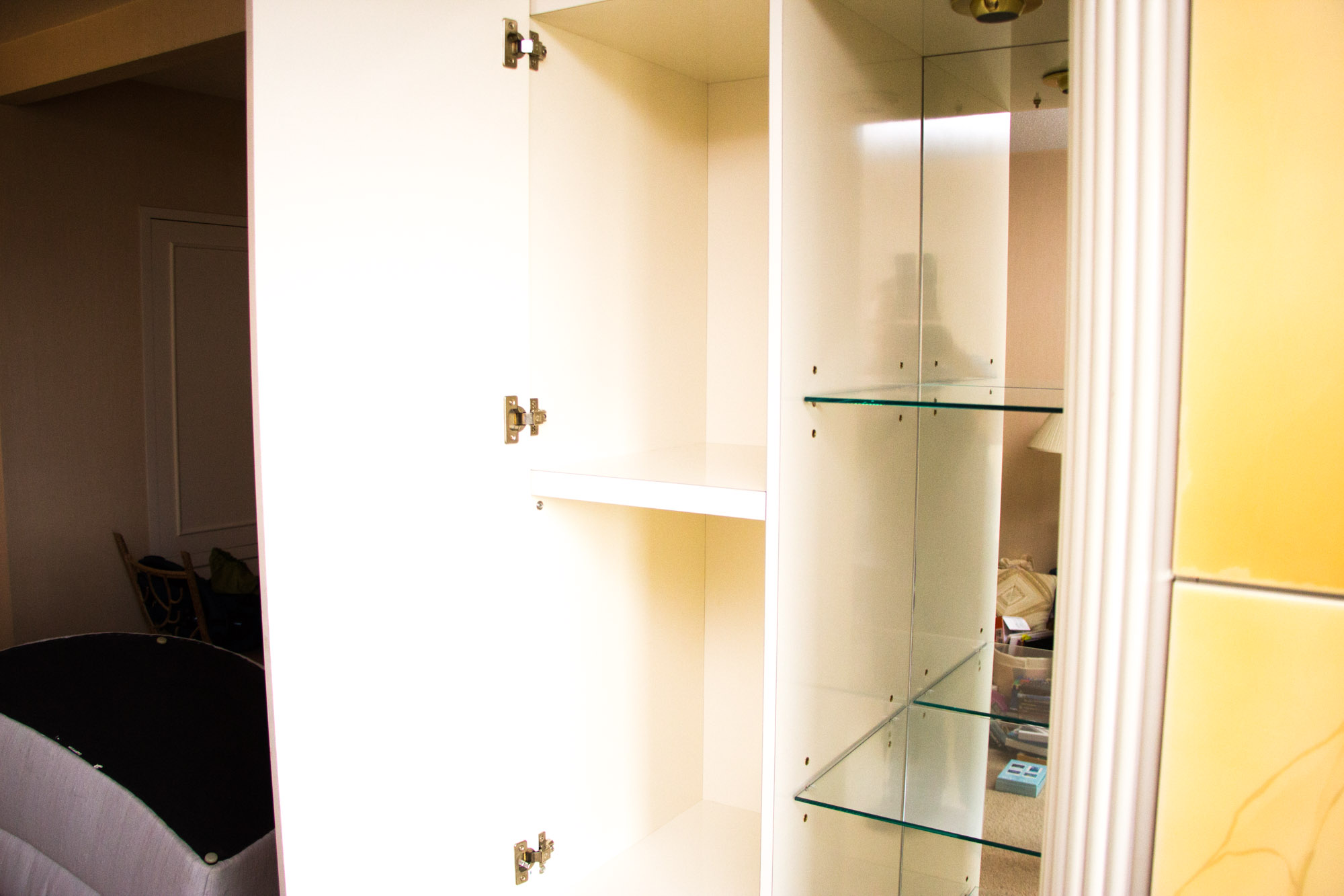 Art Deco Illuminated Media Cabinet