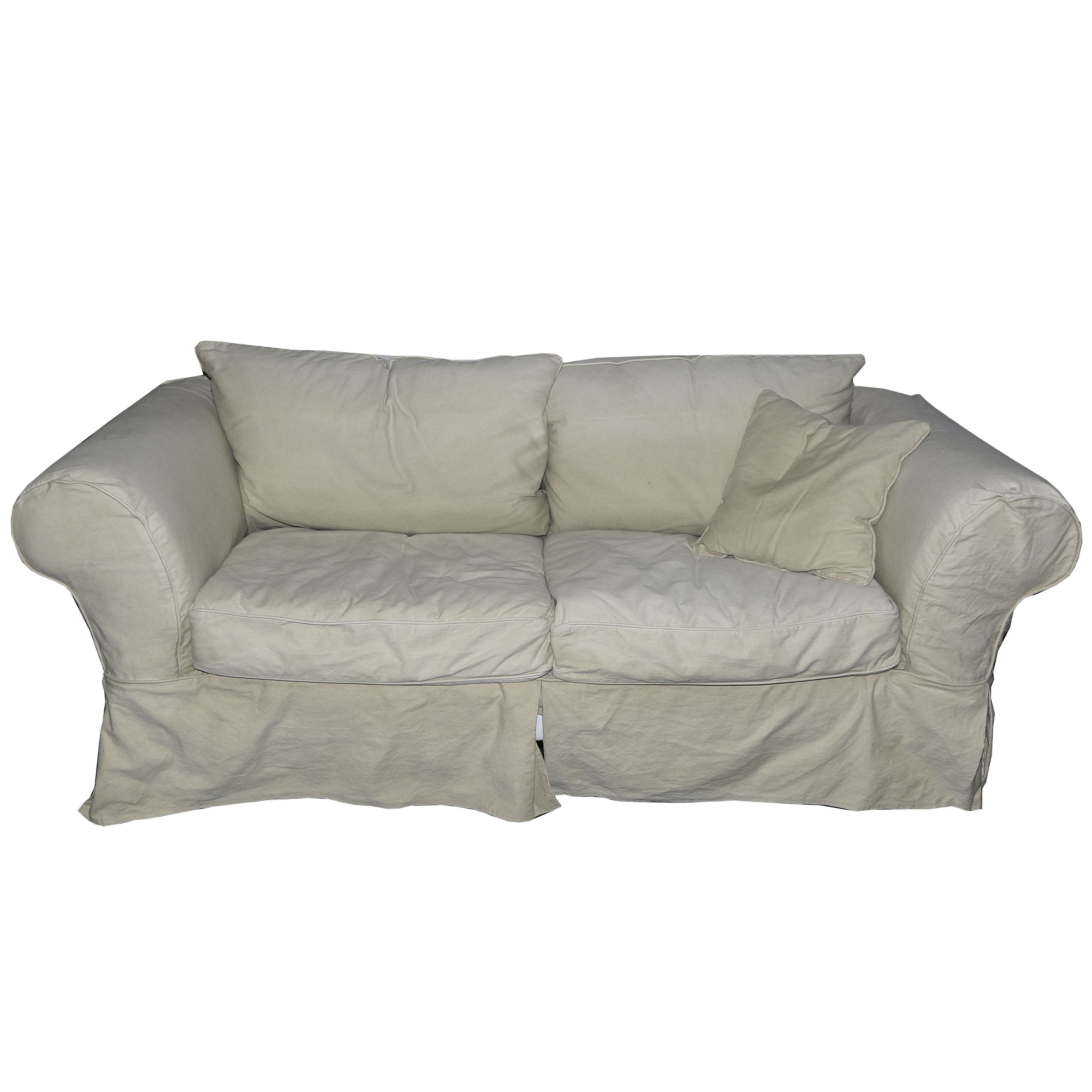 Slip Covered Sofa made for Pottery Barn by Mitchell Gold