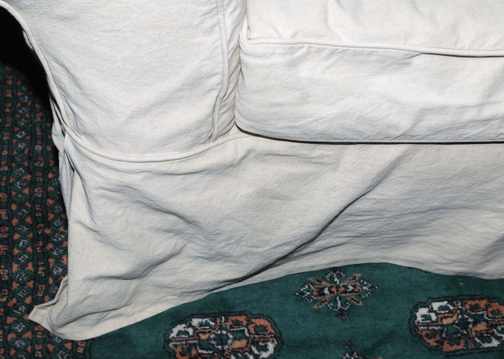 Slip Covered Sofa made for Pottery Barn by Mitchell Gold