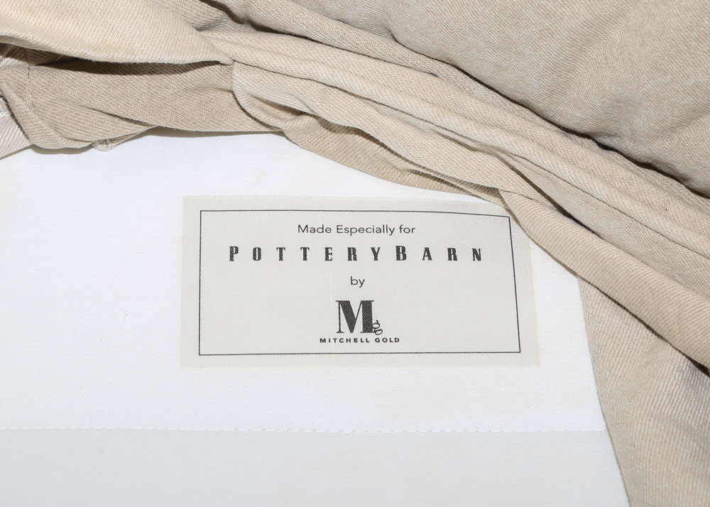 Slip Covered Sofa made for Pottery Barn by Mitchell Gold