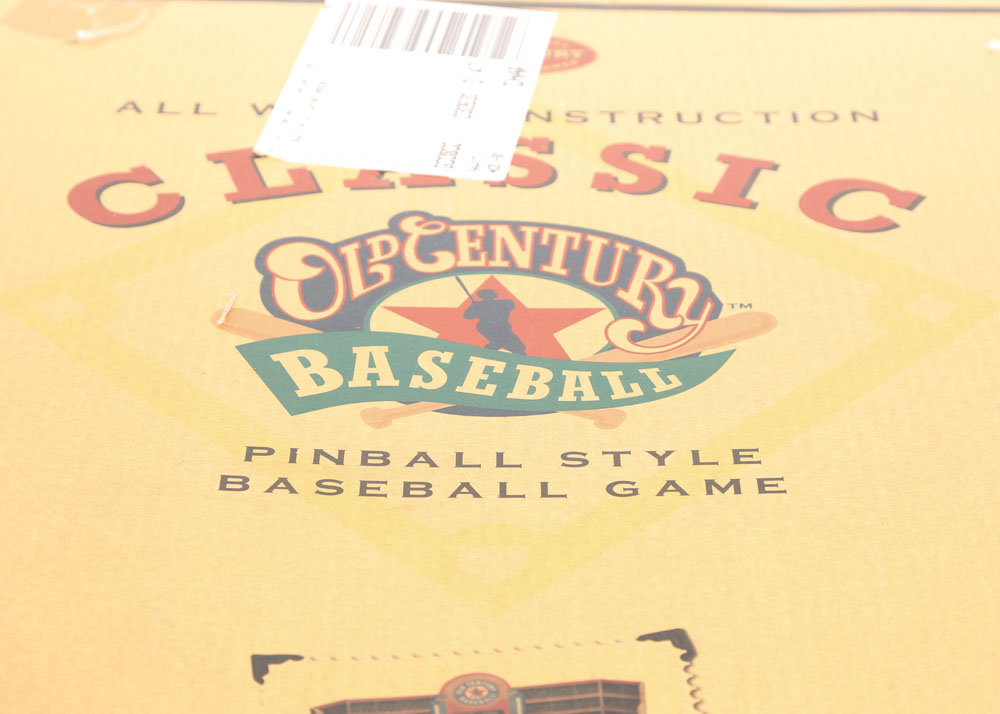 Vintage Old Century Baseball Stadium Pinball Style Coffee Table Game