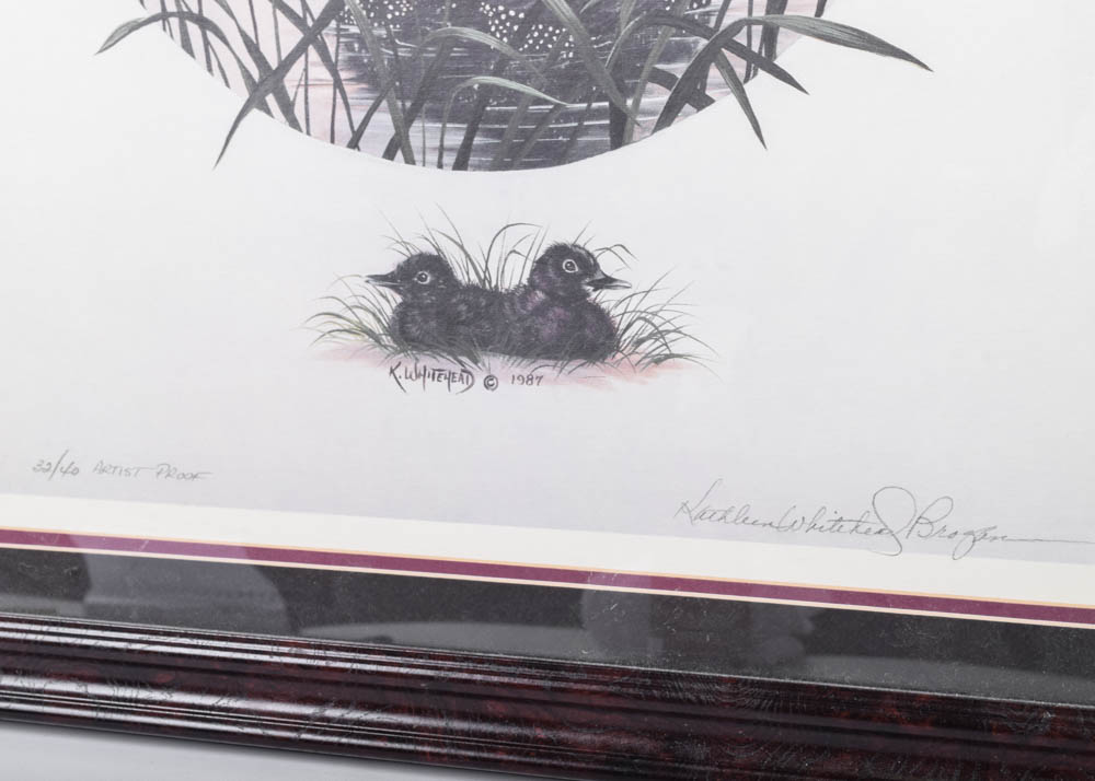 Kathleen Whitehead Artist's Proof Offset Lithograph