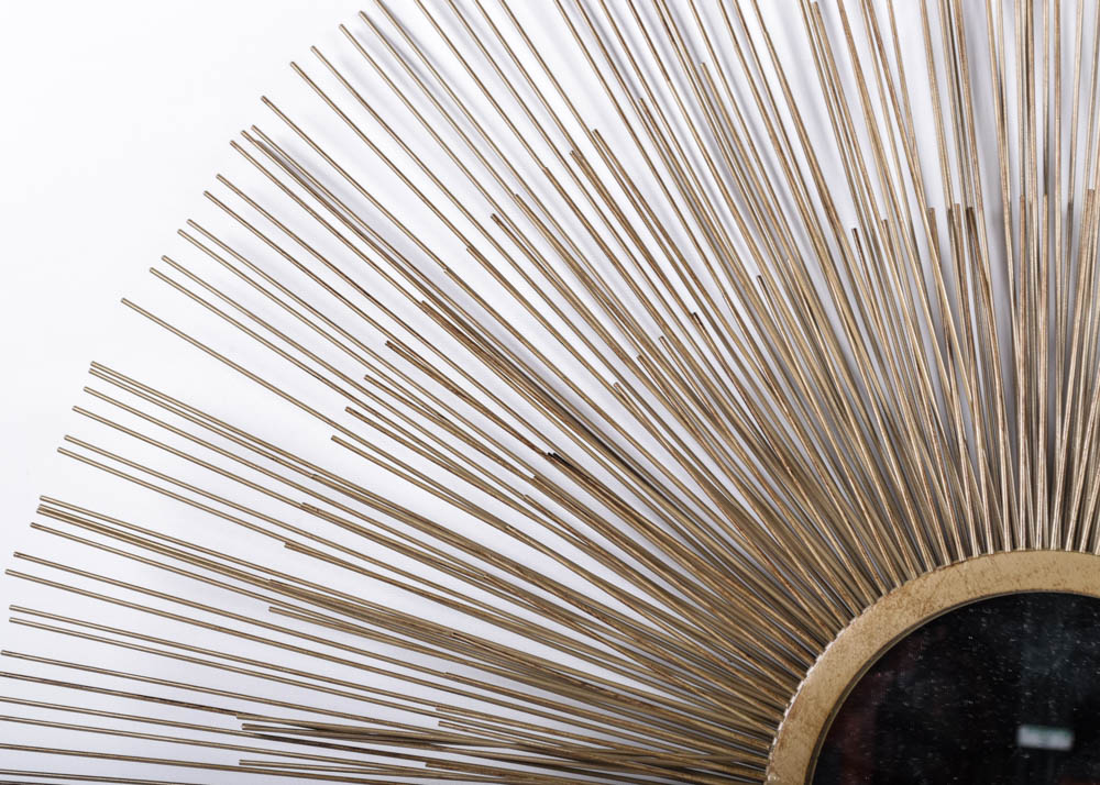 Sunburst Contemporary Wall Mirror