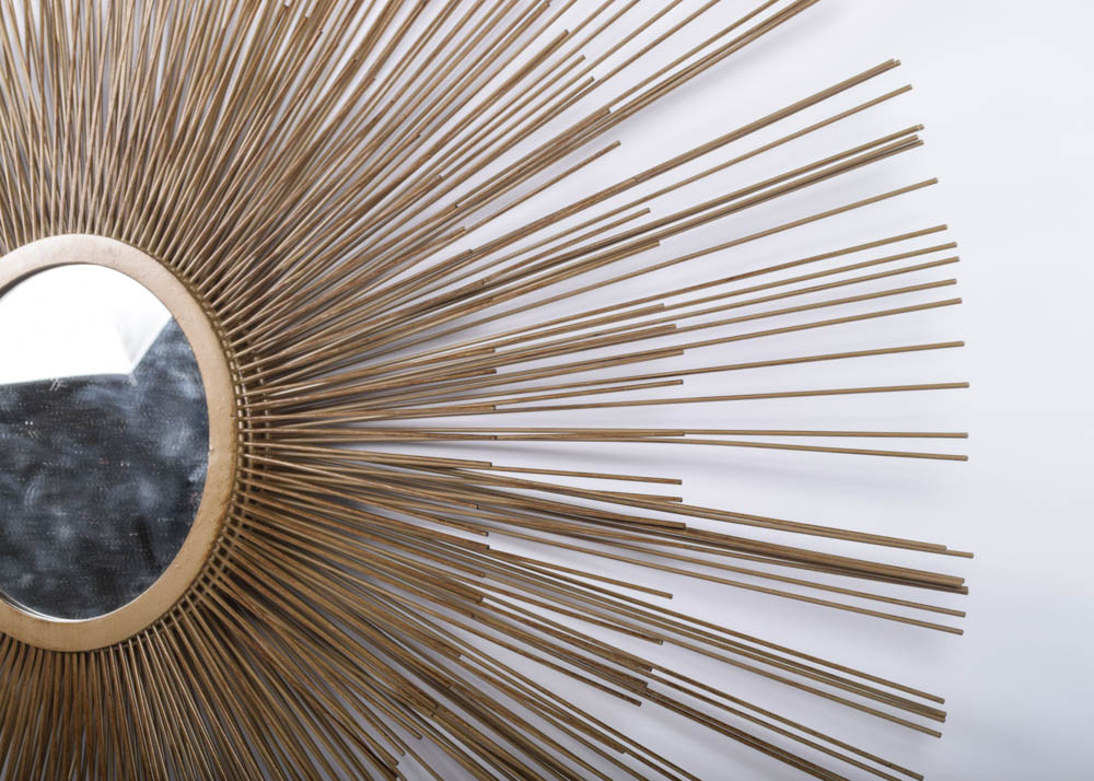 Sunburst Contemporary Wall Mirror
