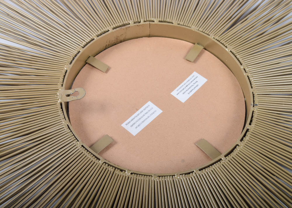 Sunburst Contemporary Wall Mirror