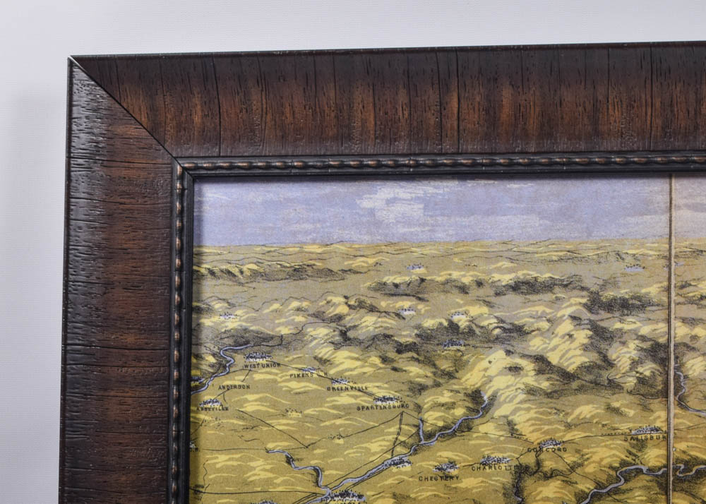 After John Bachmann Giclée Map "Panorama of the Seat of War"