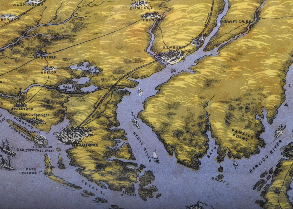 After John Bachmann Giclée Map "Panorama of the Seat of War"