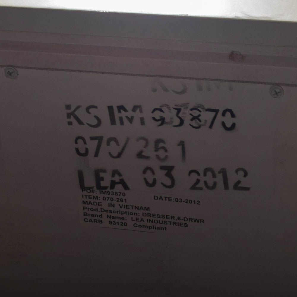 Contemporary Dresser and Mirror from Lea Industries