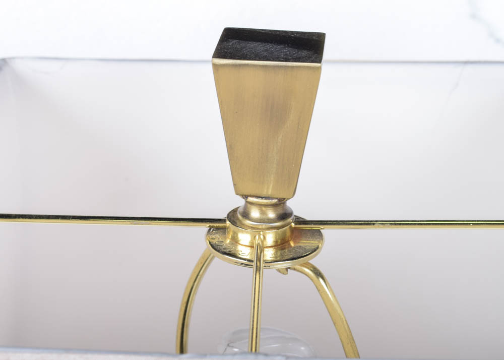 Modern Brass Finished Table Lamp