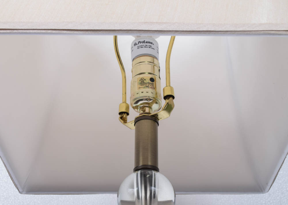 Modern Brass Finished Table Lamp