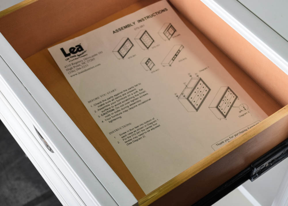 Contemporary Painted Side Table by Lea Industries