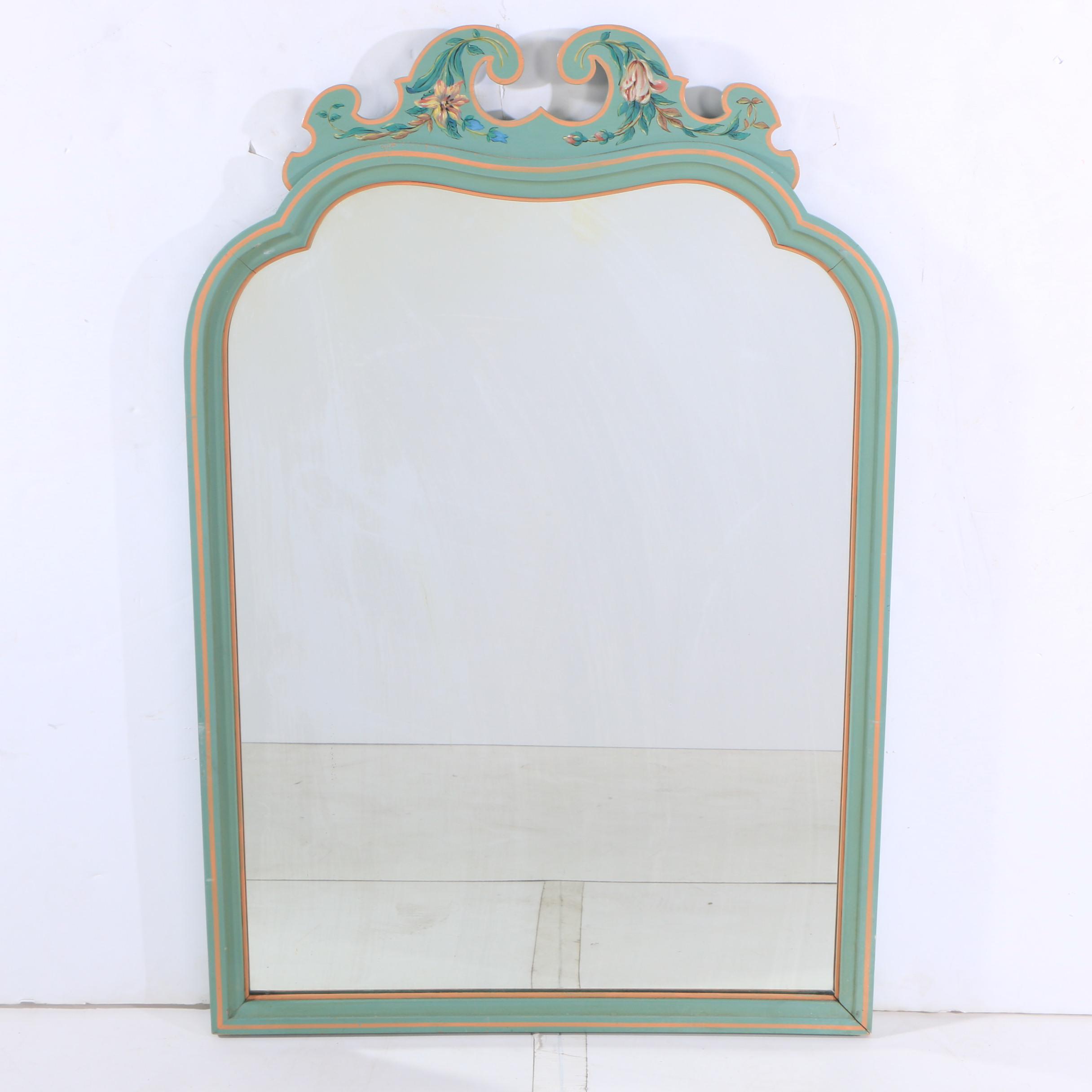 Country Cottage Style Framed Wall Mirror