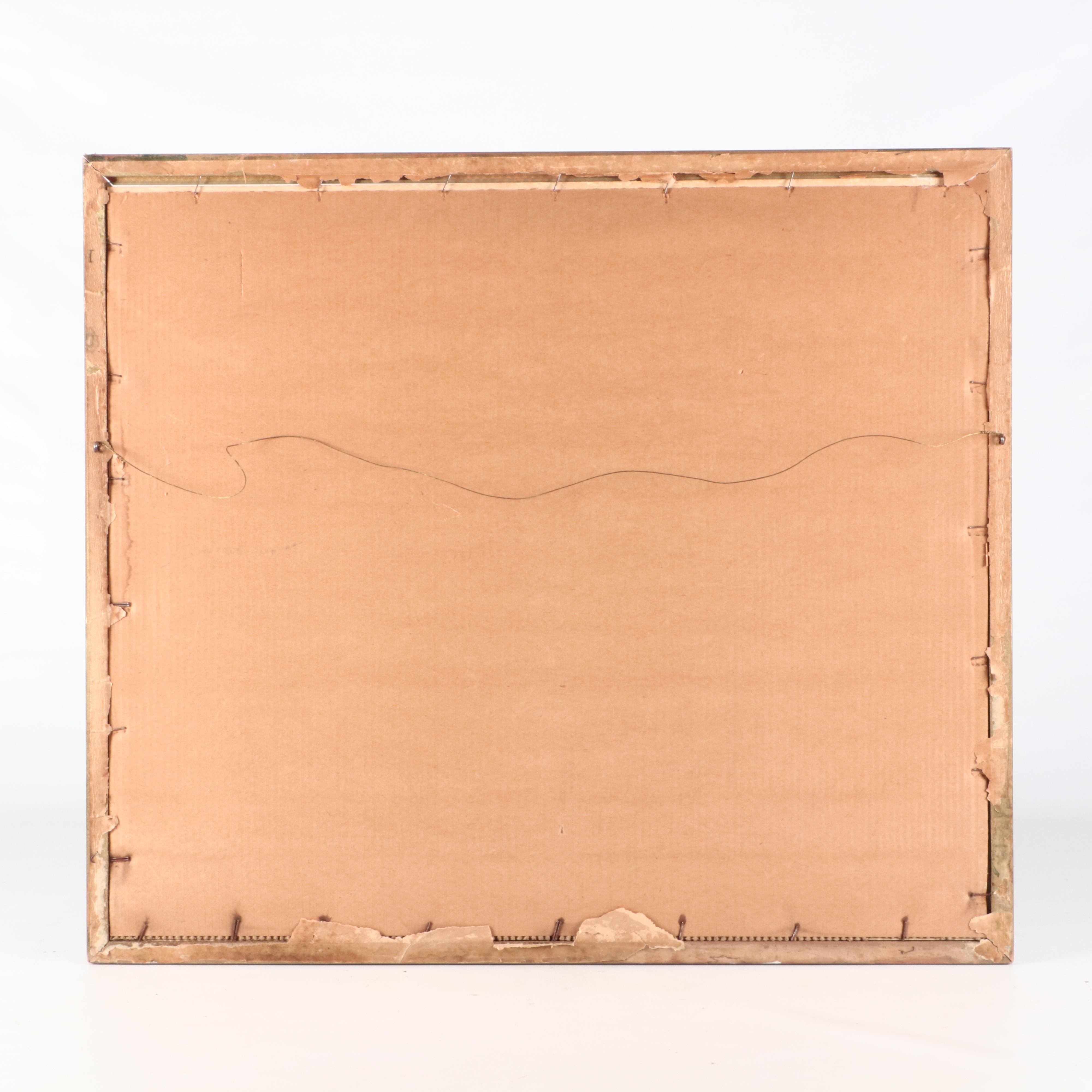 Henri Jourdain Etching à la Poupée "Canal en Automne"