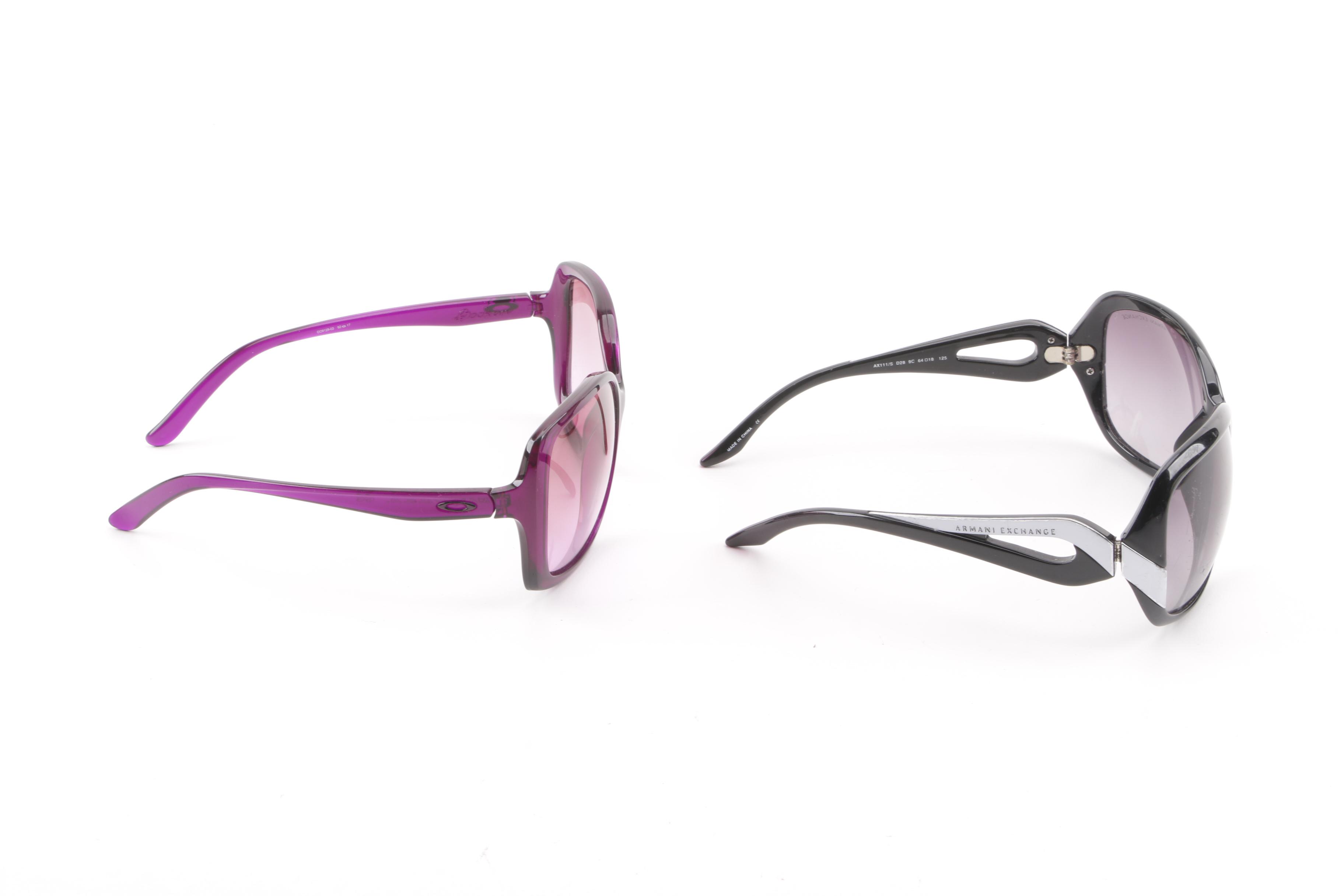 Armani Exchange, Oakley Beckon and Tory Burch Sunglasses