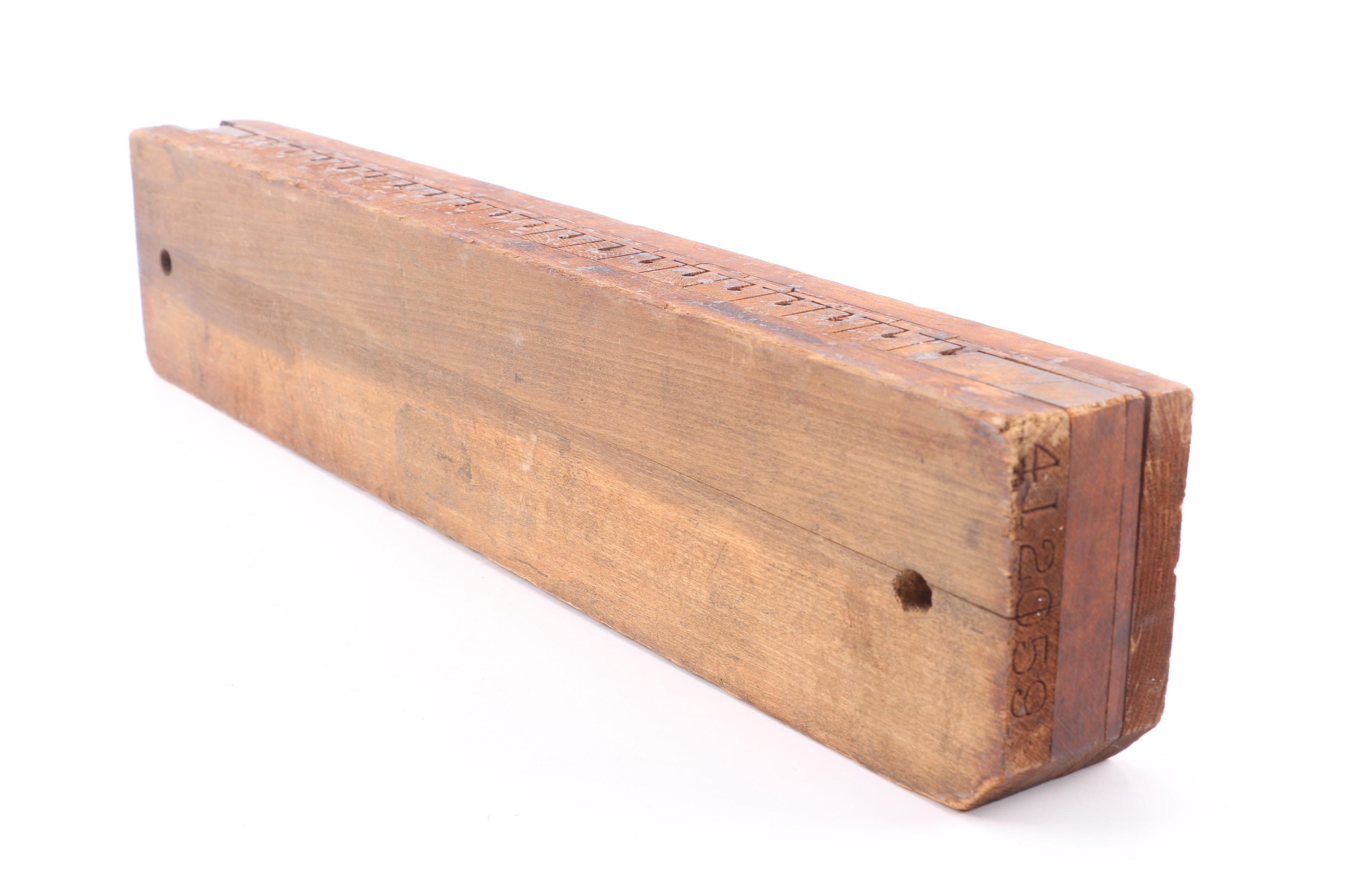 Miller, DuBrul & Peters Mfg. Co. Wooden Cigar Mold, Early 20th Century