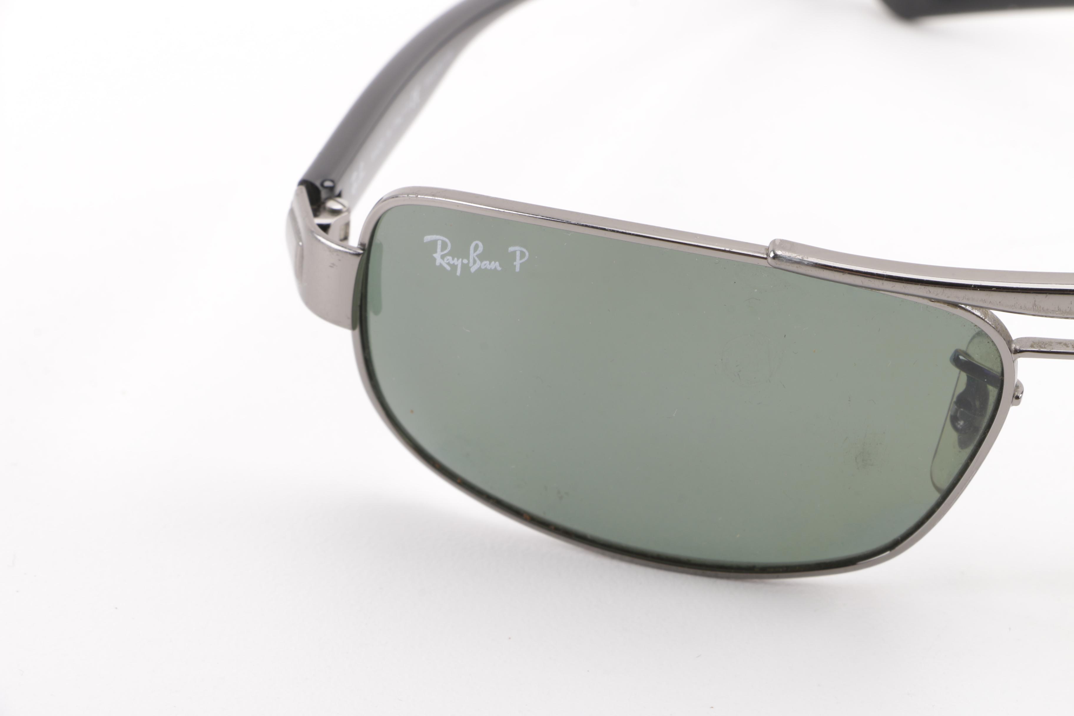 Ray-Ban RB 3302 Gunmetal Polarized Sunglasses, Made in Italy