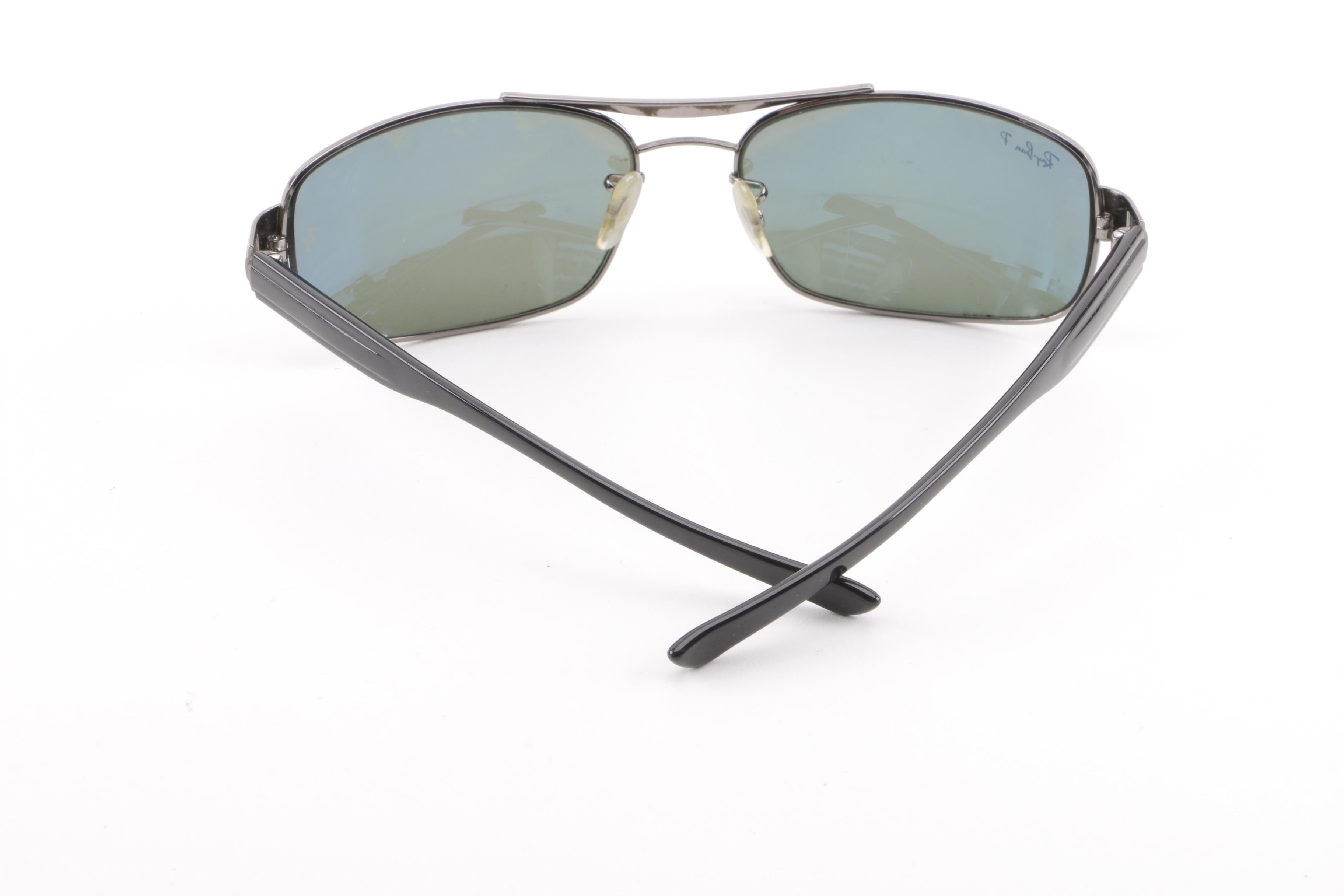 Ray-Ban RB 3302 Gunmetal Polarized Sunglasses, Made in Italy