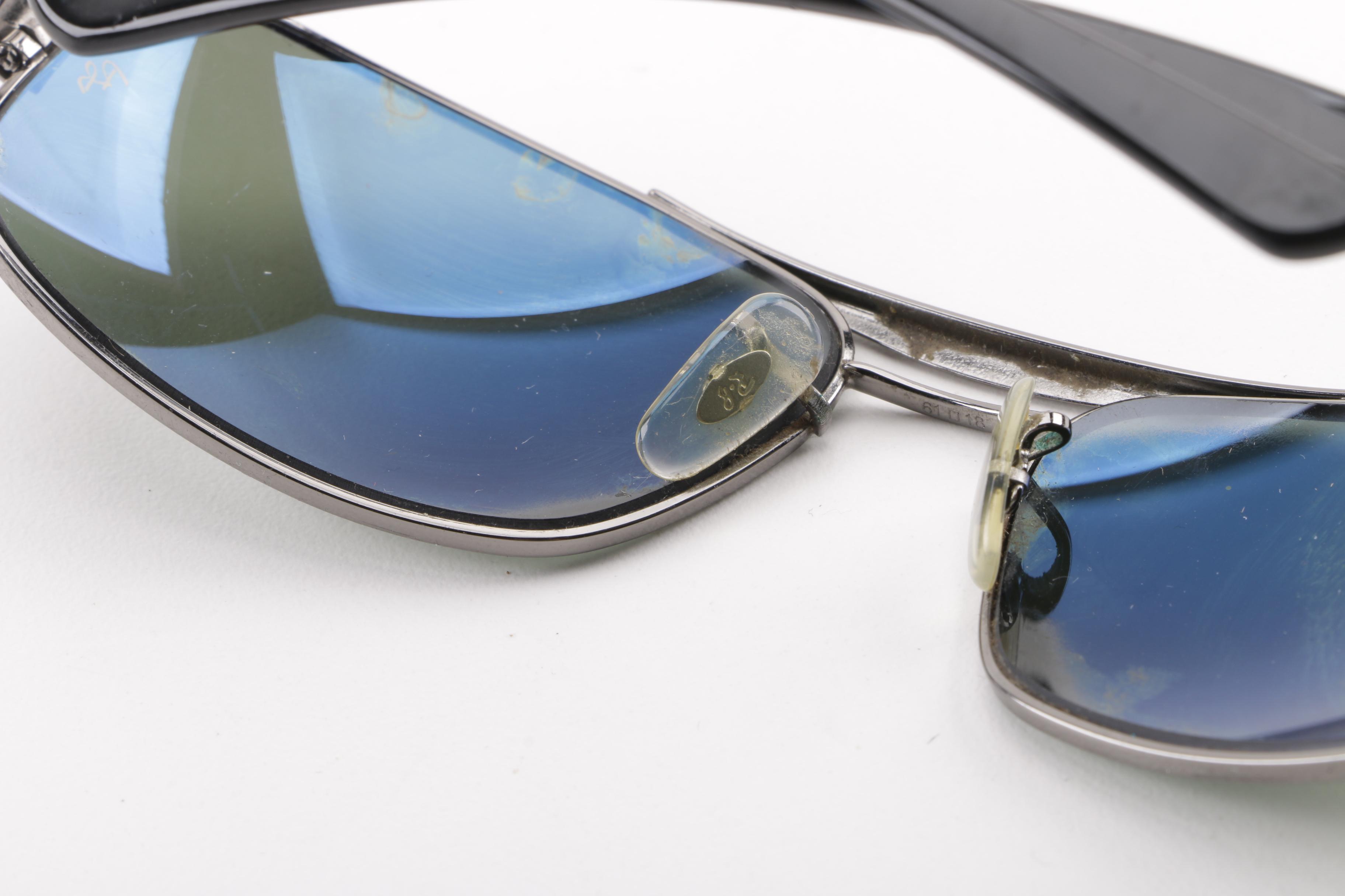 Ray-Ban RB 3302 Gunmetal Polarized Sunglasses, Made in Italy