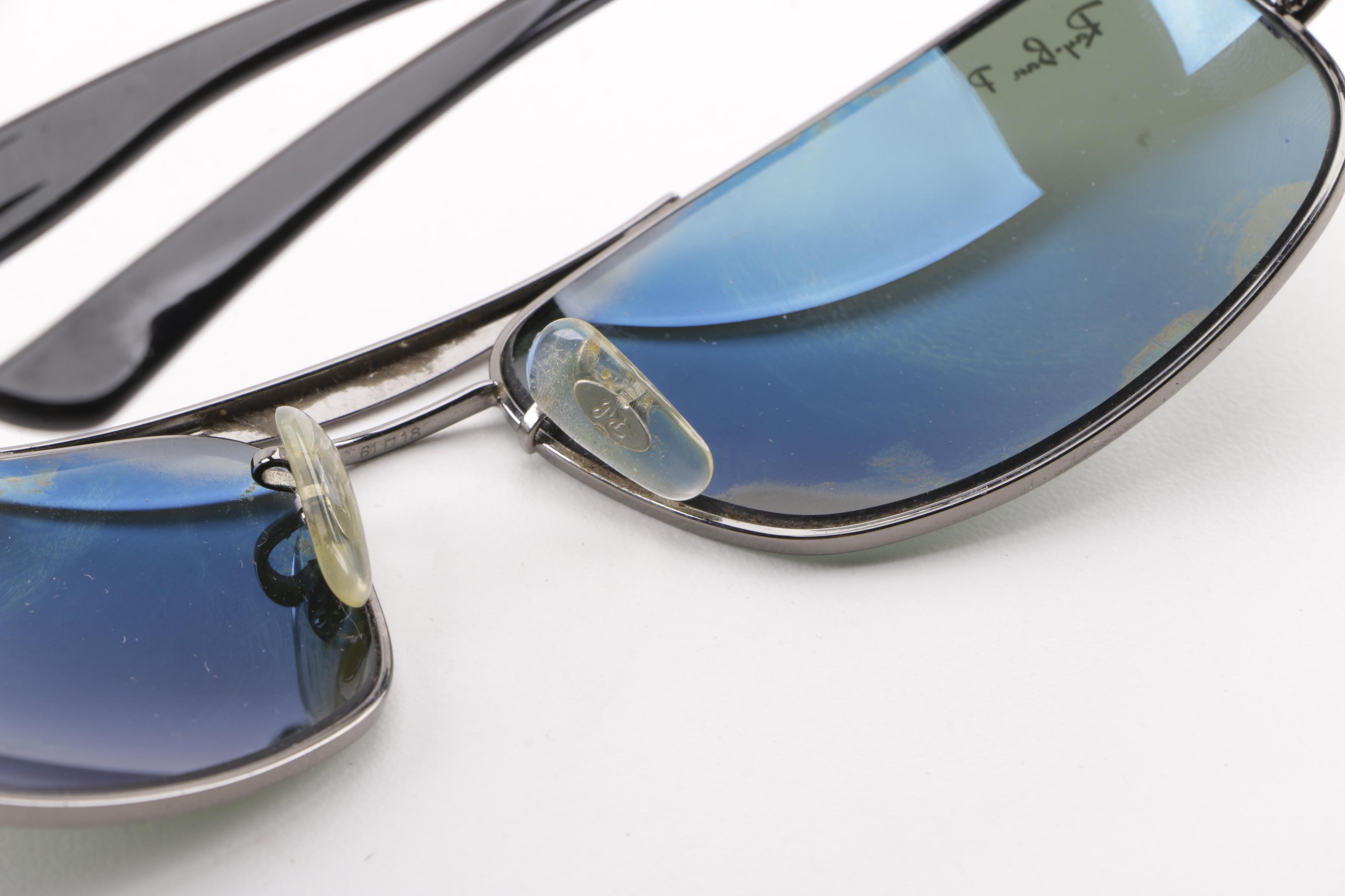 Ray-Ban RB 3302 Gunmetal Polarized Sunglasses, Made in Italy