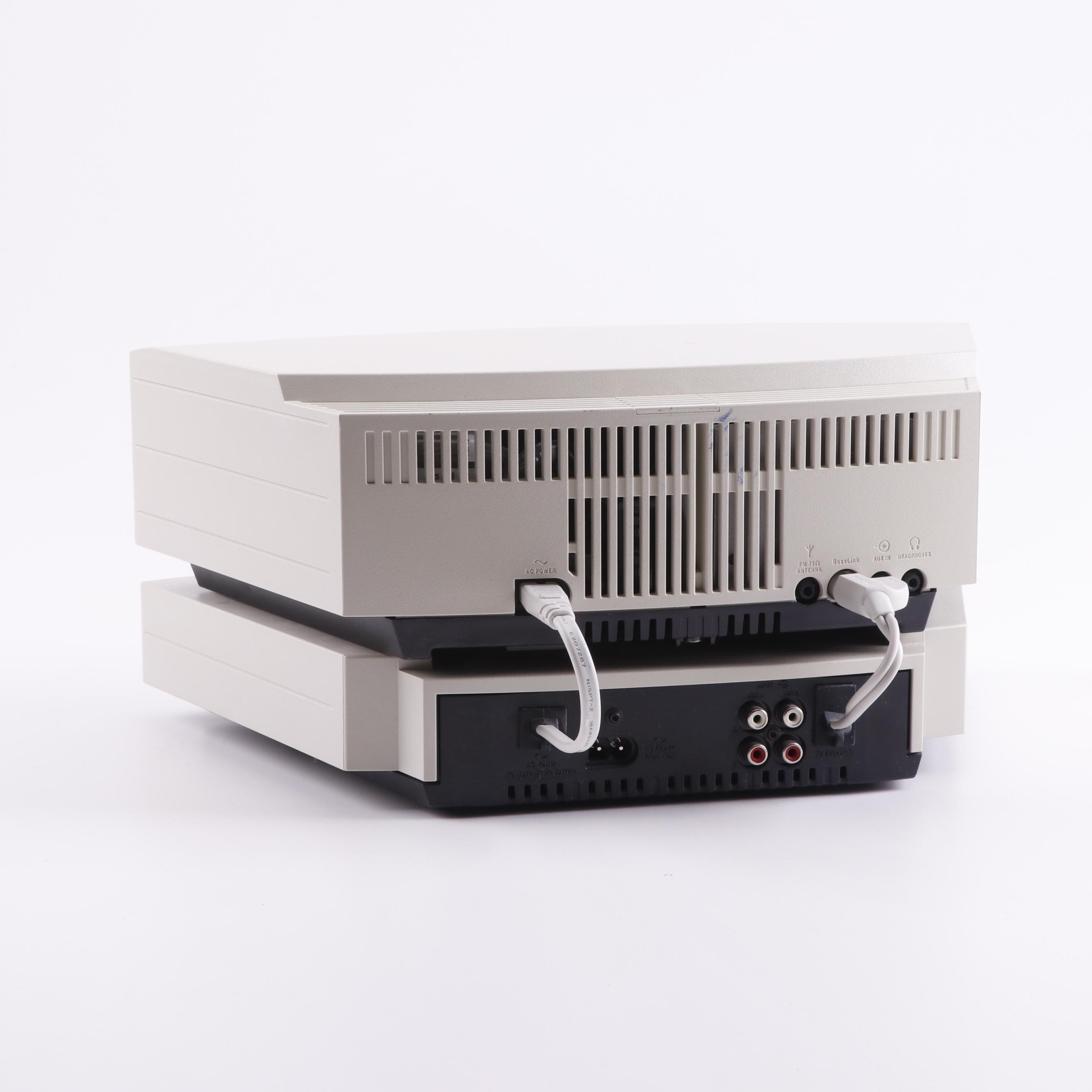 Bose Wave Music System with Multi CD Changer in Platinum White