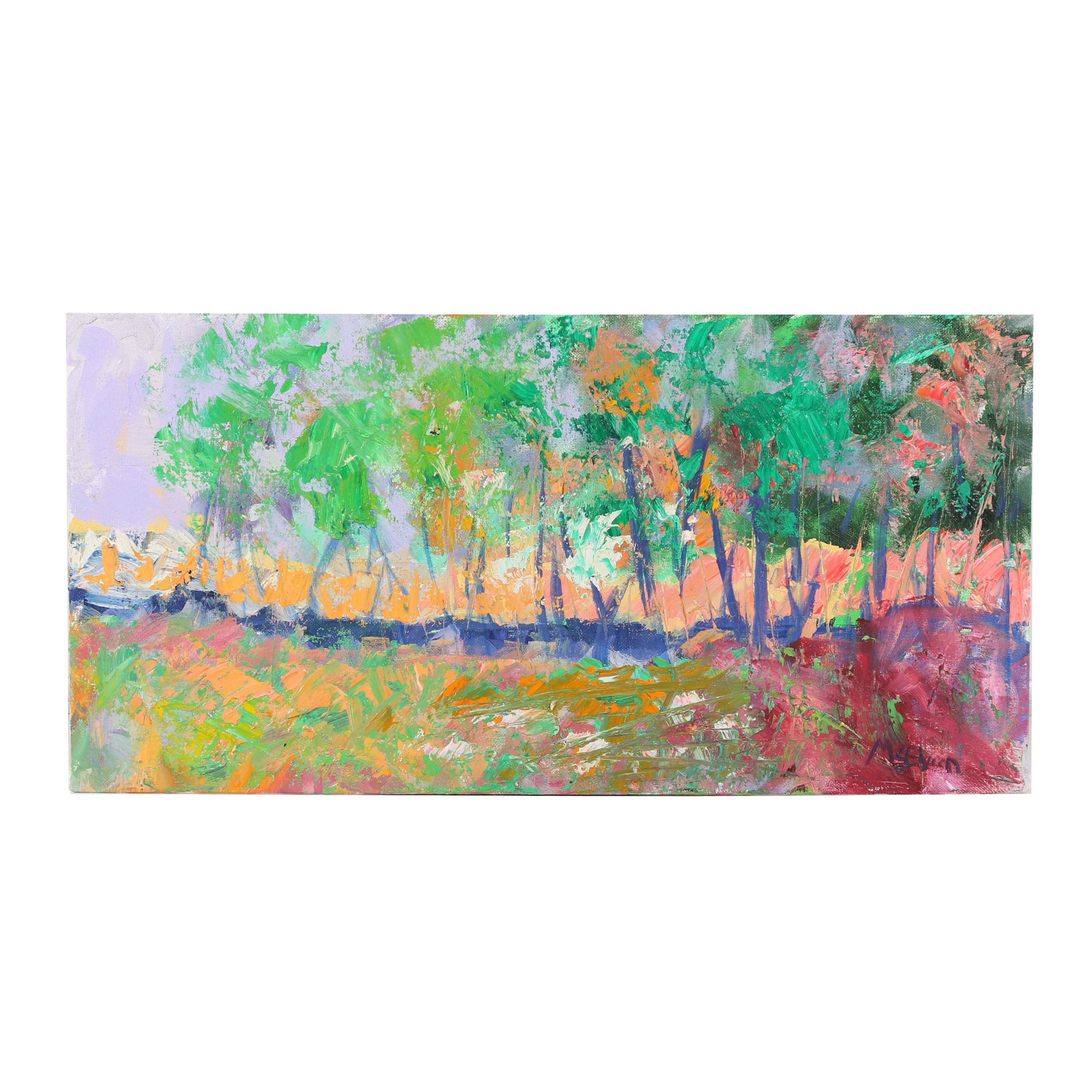 Claire McElveen Oil Painting "Backlit"