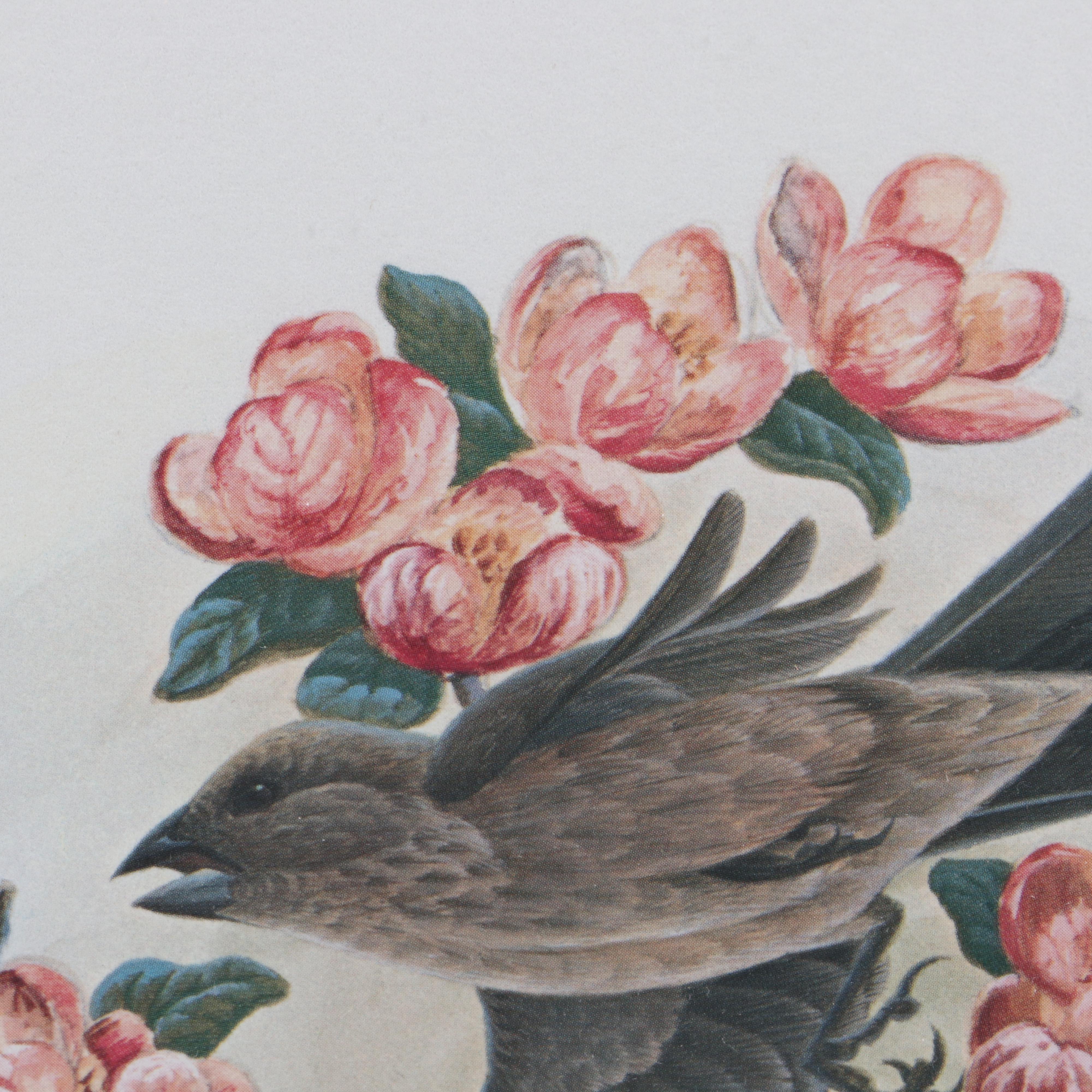 John Ruthven Artist's Proof Offset Lithograph "Indigo Buntings"