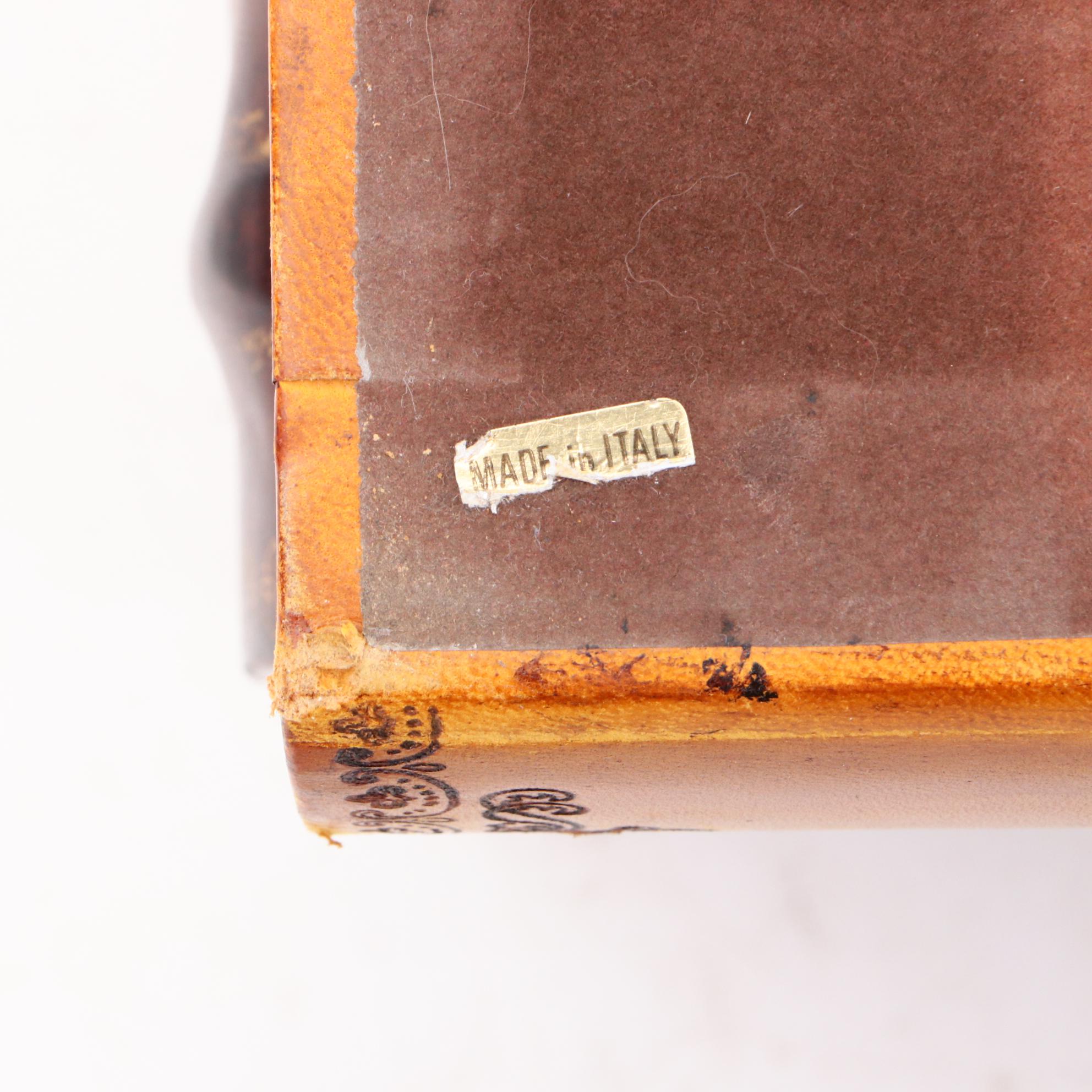 Italian-Made Stacked Books Accent Table