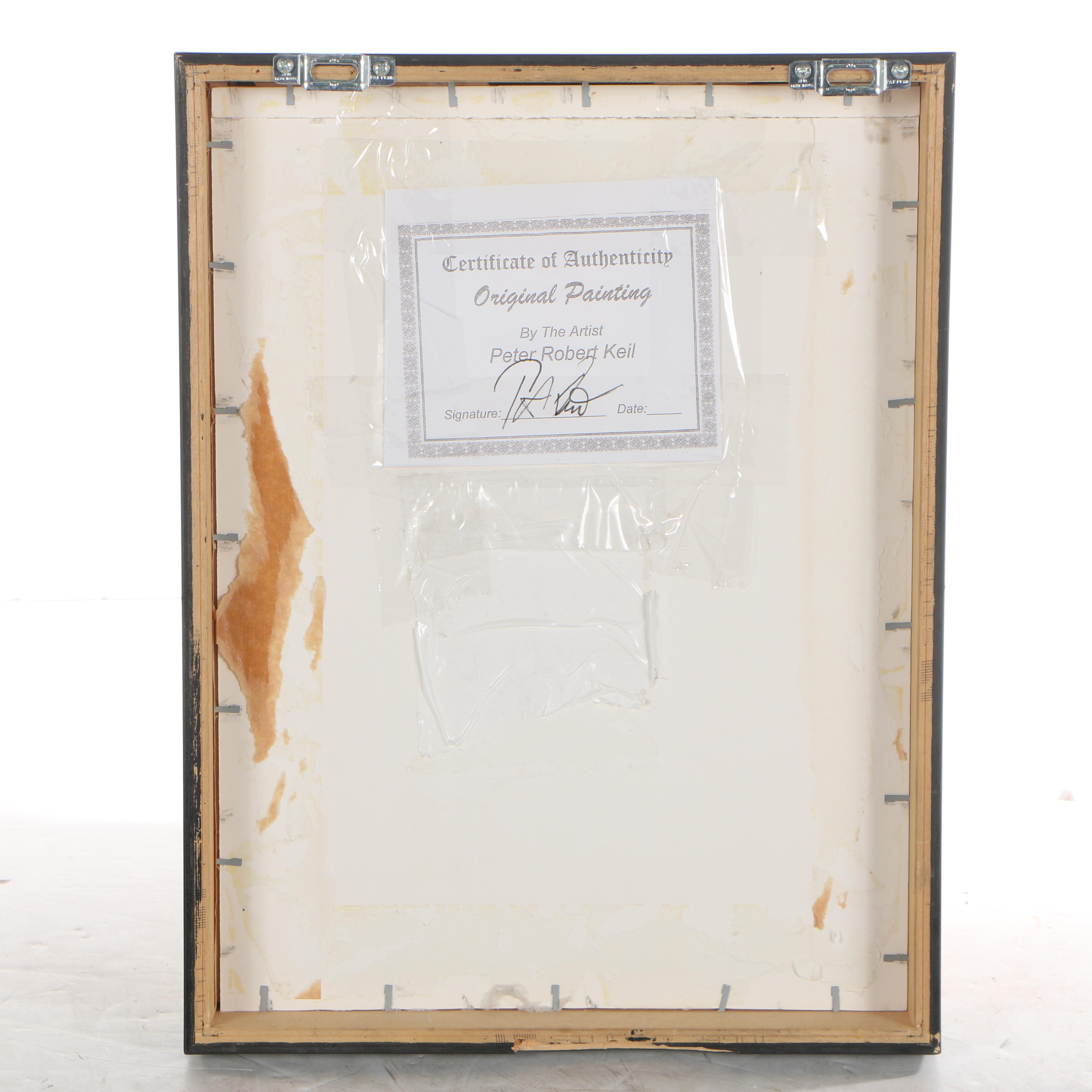 Peter Keil 1969 Acrylic Painting