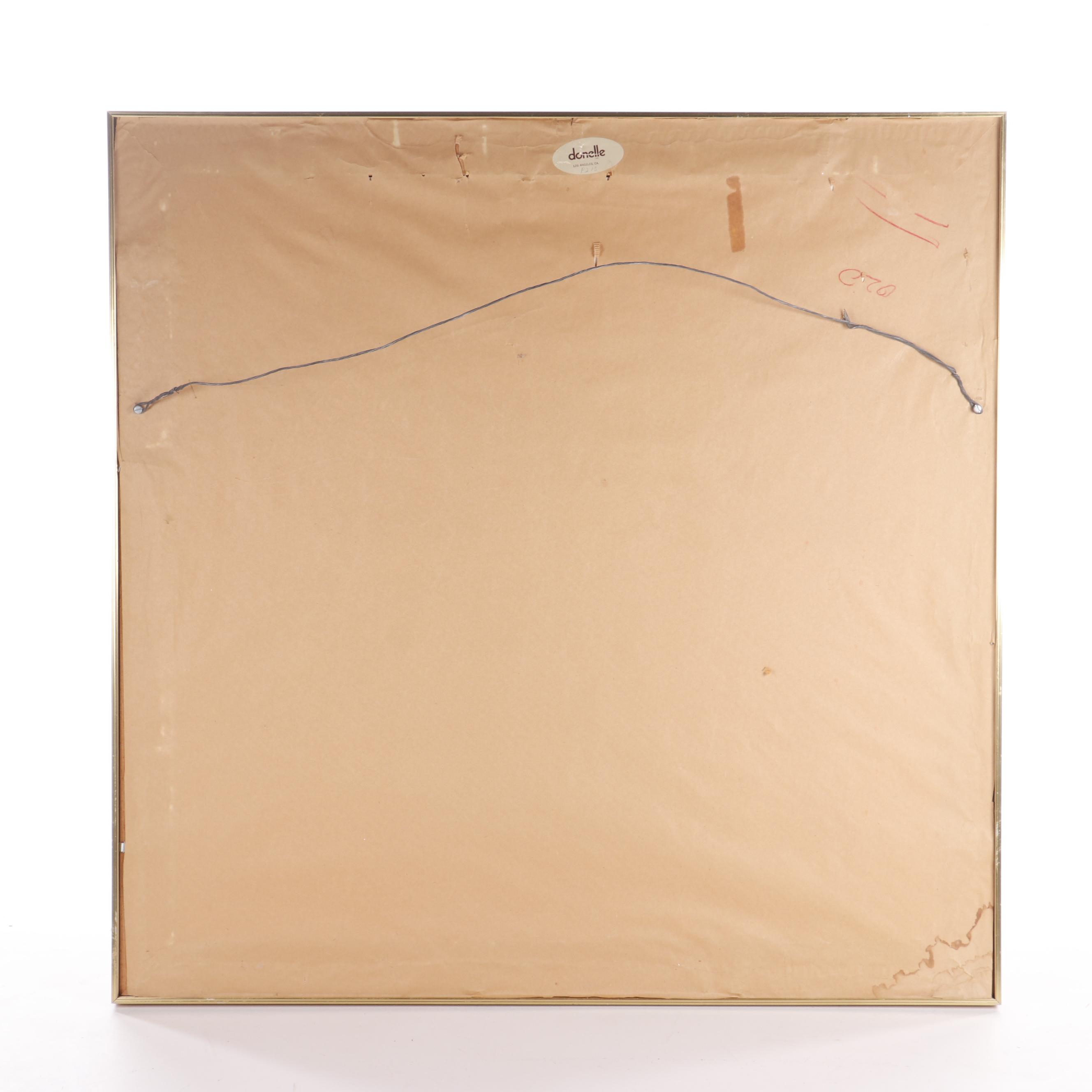 John Patrick Floral Lithograph