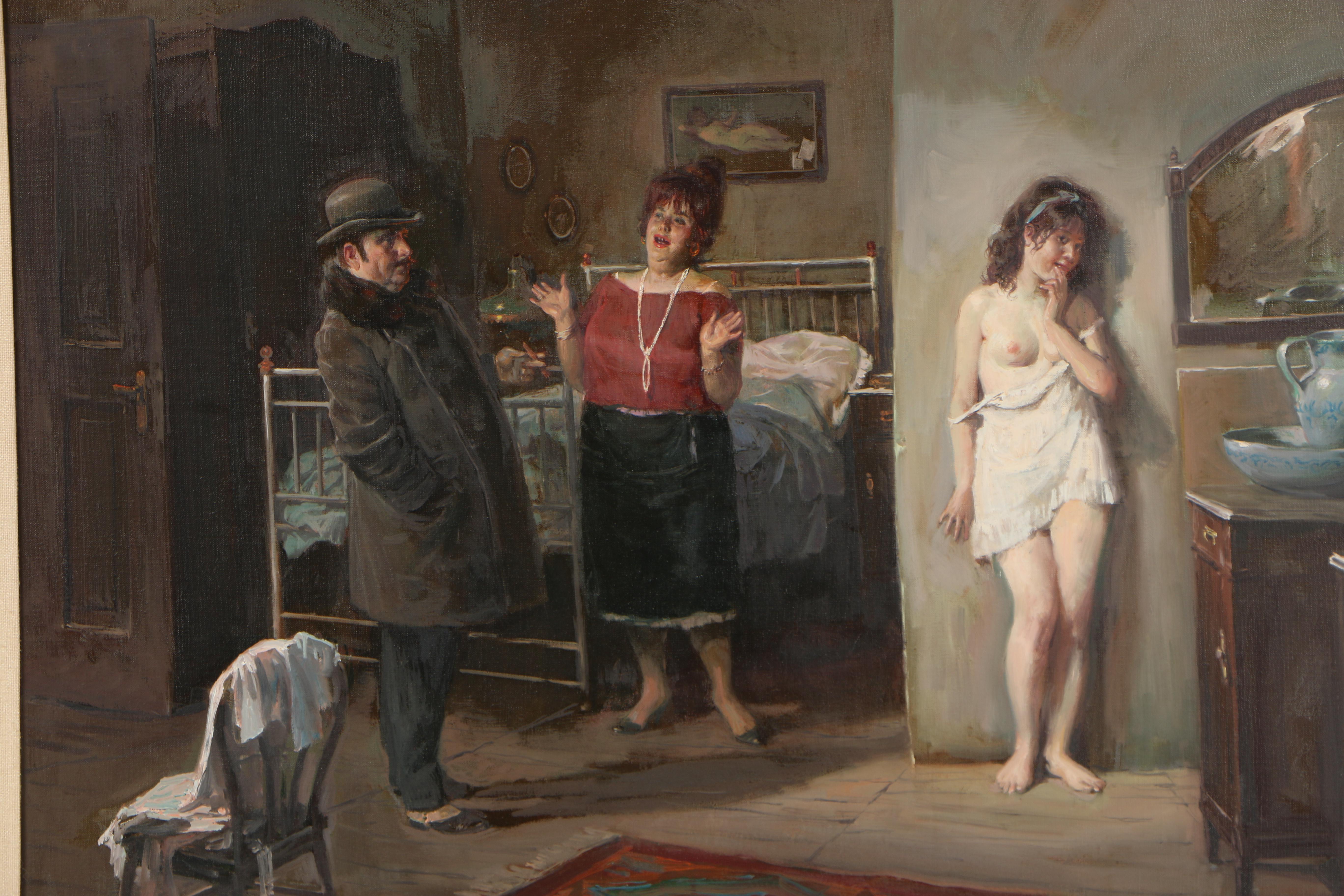 Lajos Markos Oil Painting on Canvas