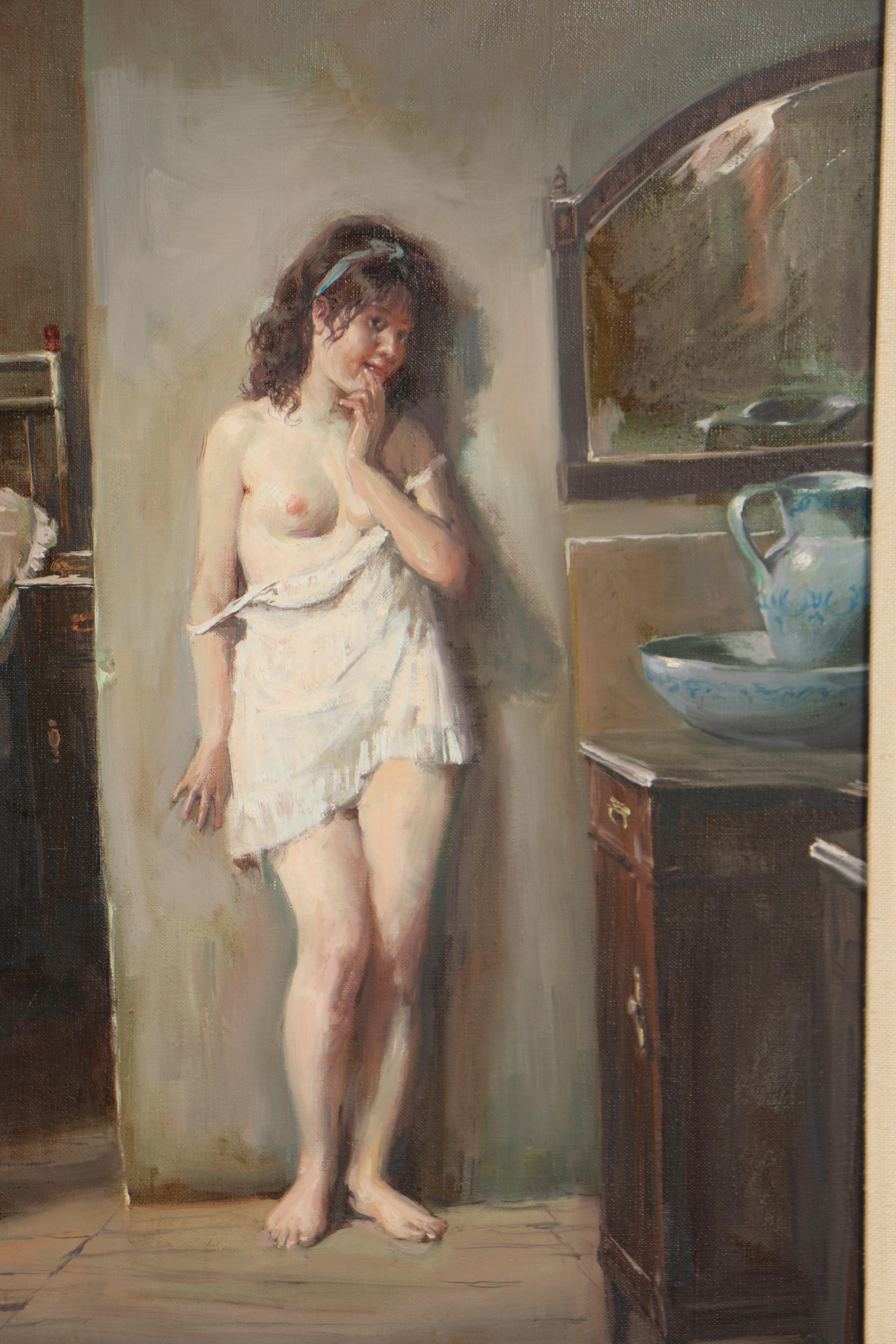 Lajos Markos Oil Painting on Canvas