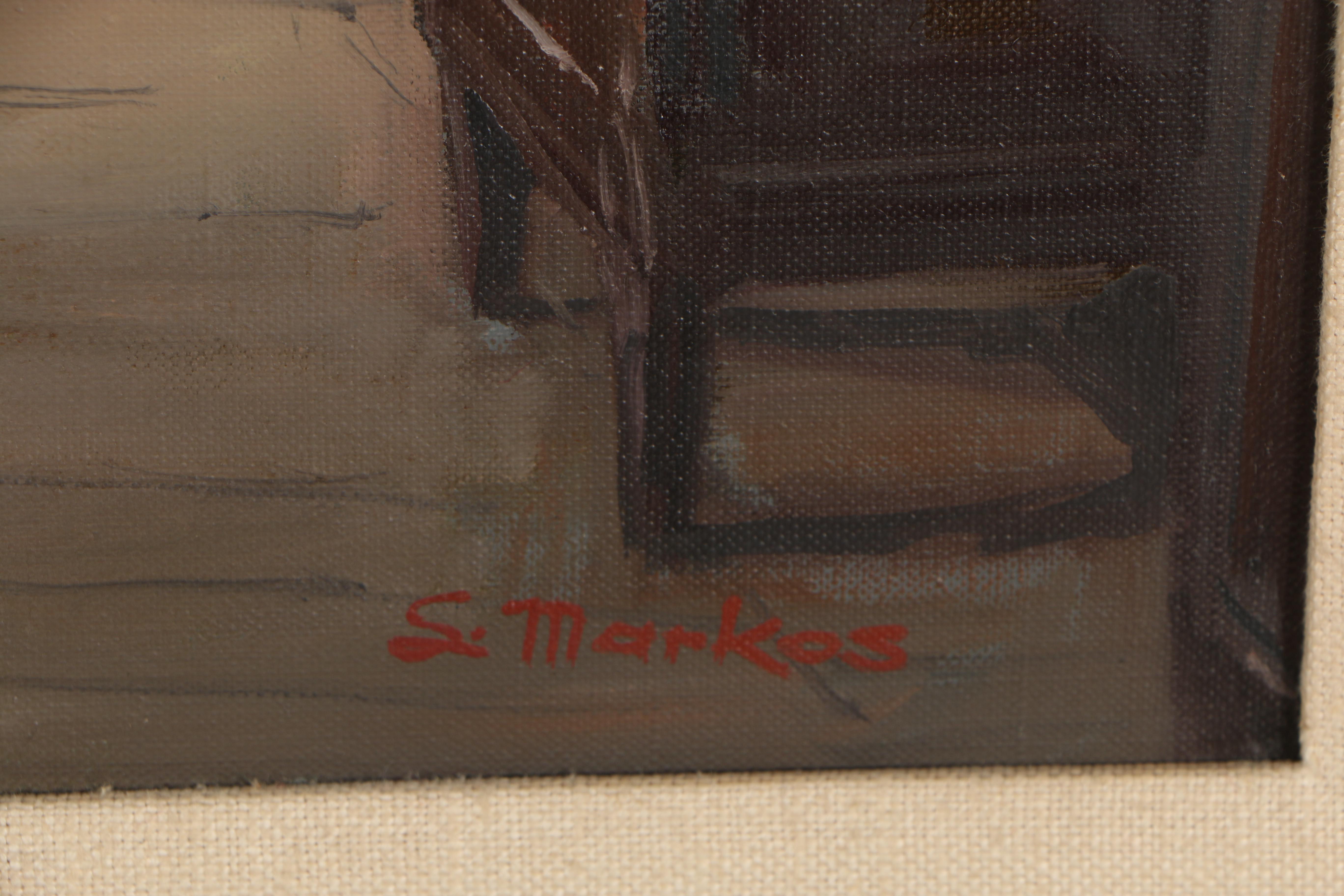 Lajos Markos Oil Painting on Canvas