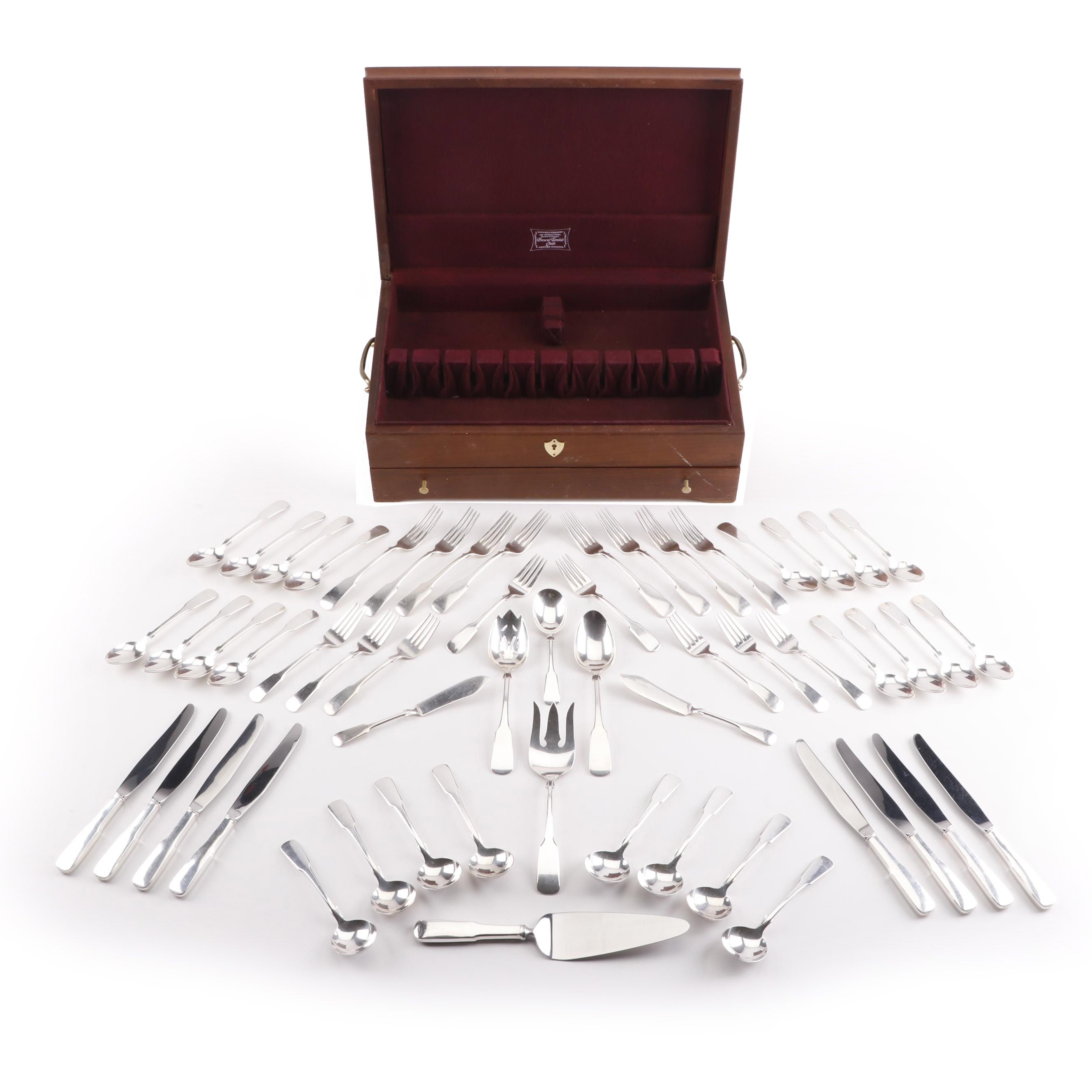 International Silver Co. "1810" Sterling Silver Flatware Set with Chest